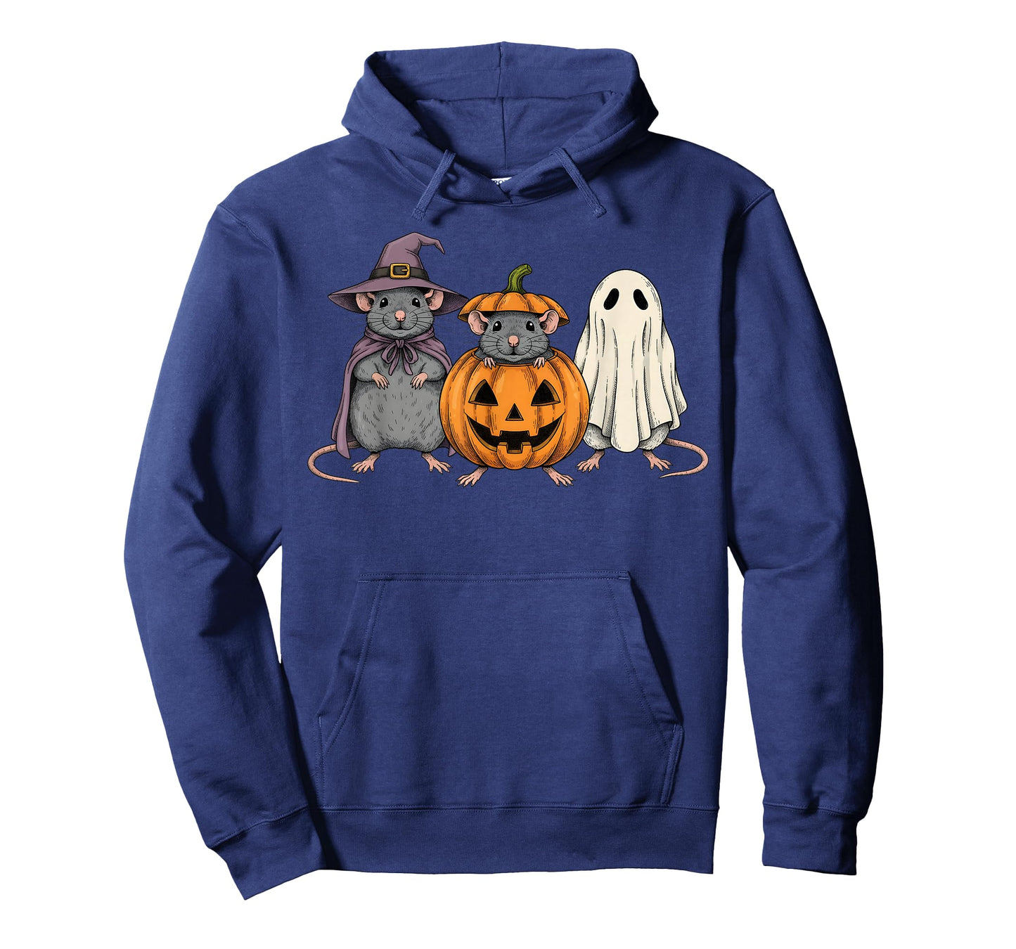 Spooky Ghost Rat Lover Pumpkin Halloween T-Shirt