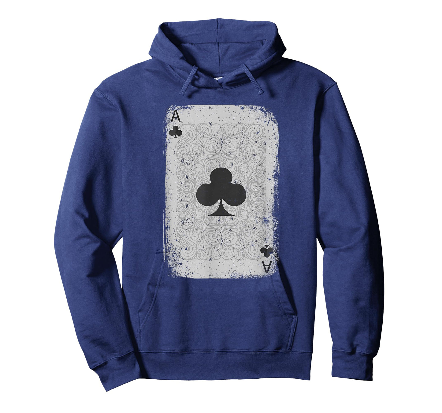 Vintage Distressed Ace of Clubs Poker Playing Card T-Shirt T-Shirt