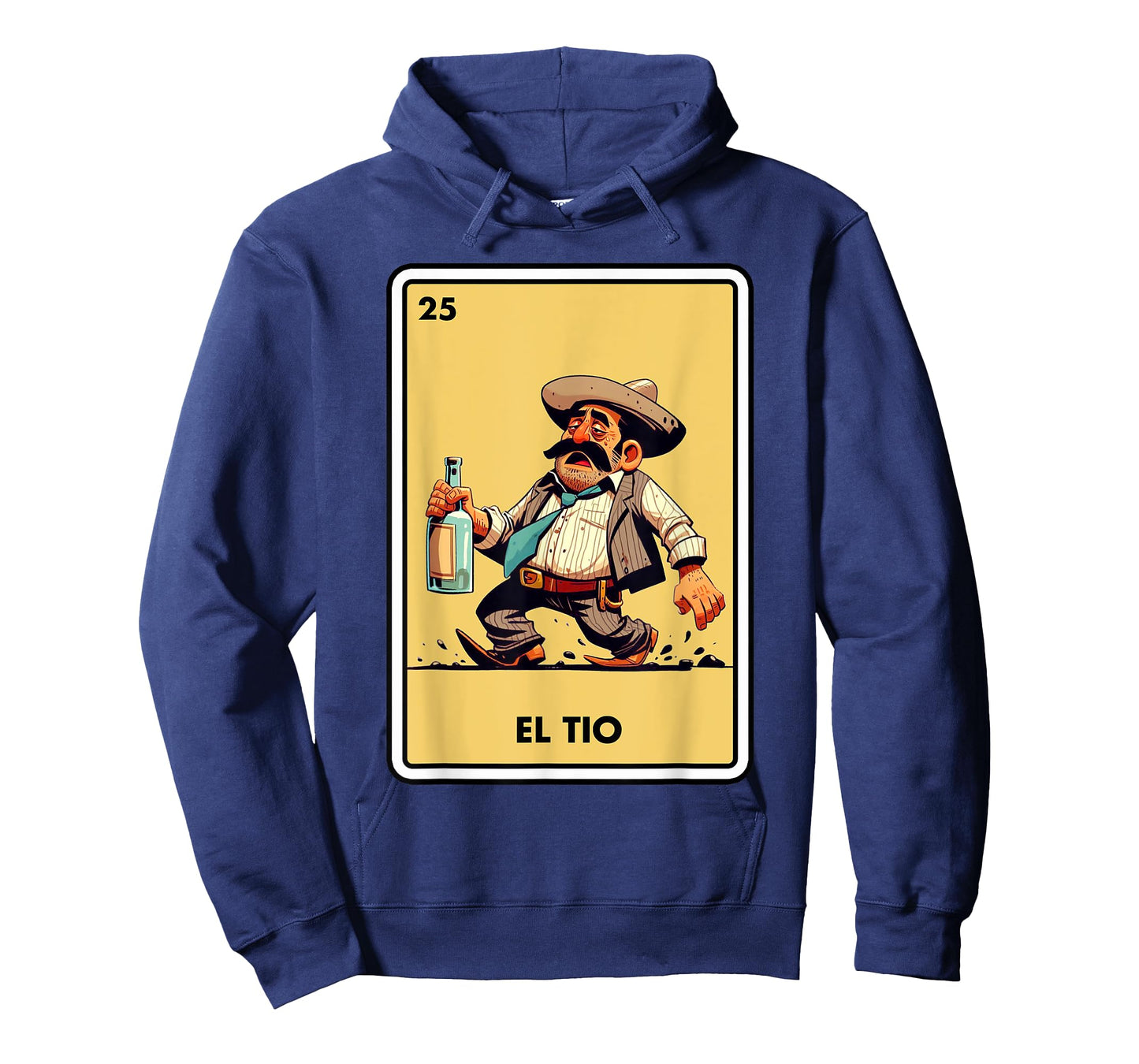Mexican Uncle Drinking Lover Tio El Tio Mexican Bingo Card T-Shirt