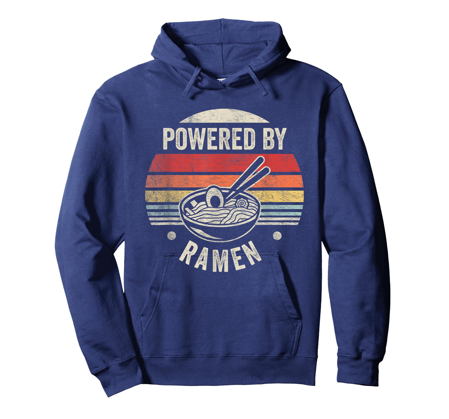Vintage Powered by Ramen Japanese Love Anime Noodles Foodie T-Shirt