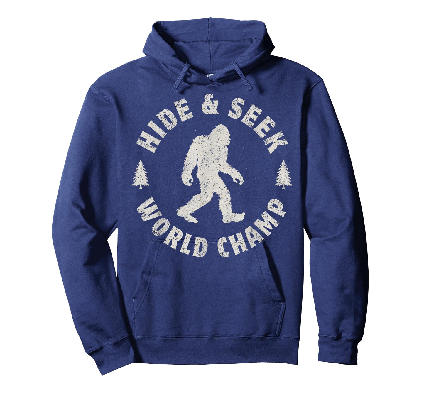 Bigfoot Hide And Seek World Champion Sasquatch Retro Vintage T-Shirt