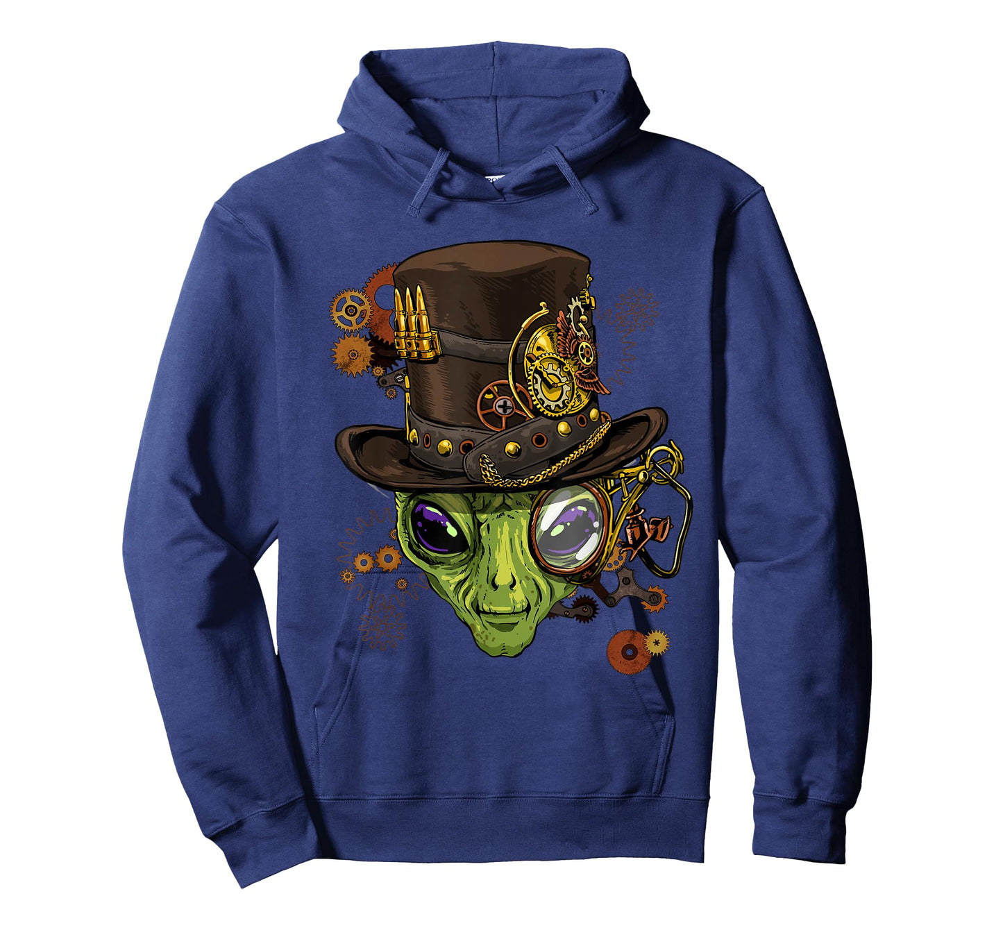 Alien Shirt Victorian Steampunk Gears UFO Ancient Alien Head T-Shirt