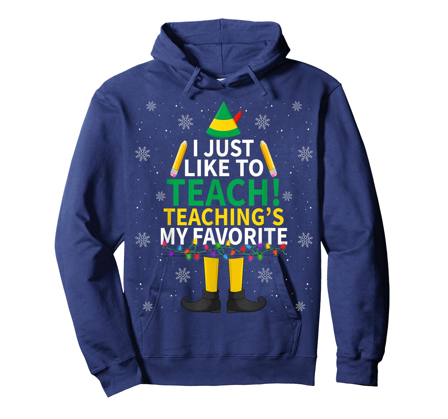 I Just Like to Teach Teaching My Favorite Christmas Teacher T-Shirt