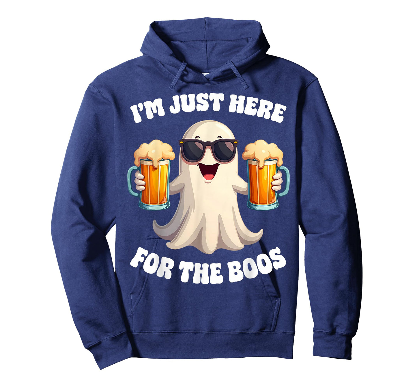 Funny I'm Just Here For The Boos Adult Halloween Costume T-Shirt