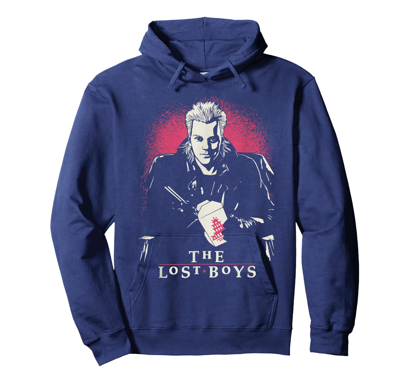The Lost Boys Front Back Never Grow Old Pink Horror Movie T-Shirt