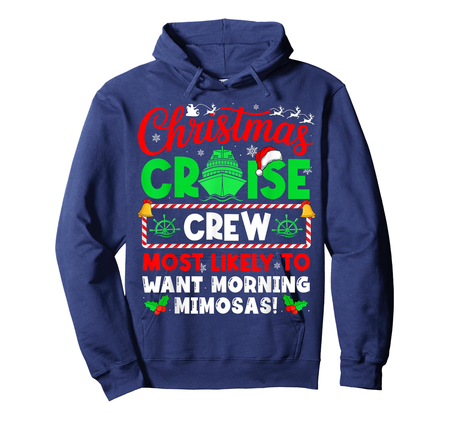 Christmas Cruise Crew Most Likely to Want Morning Mimosas! T-Shirt