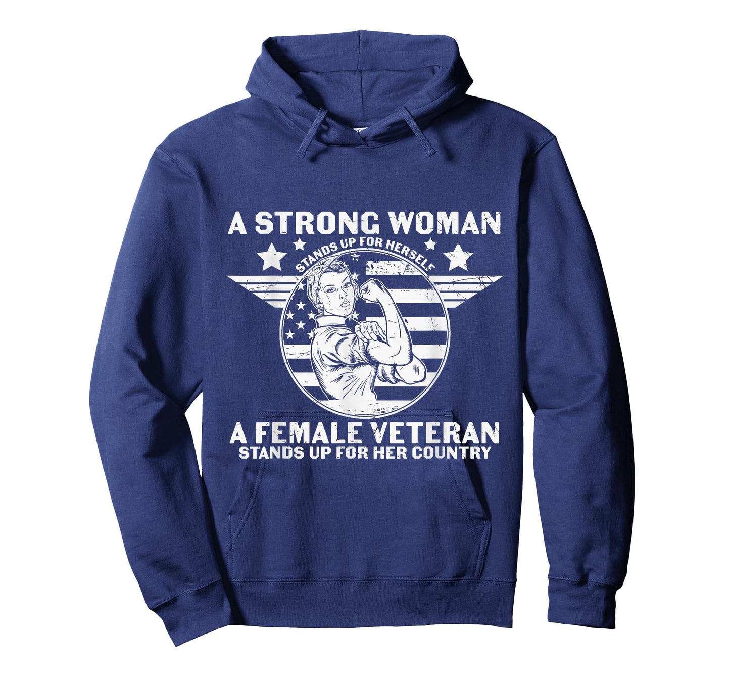 Female Veteran Woman Army Patriotic Vintage T-Shirt