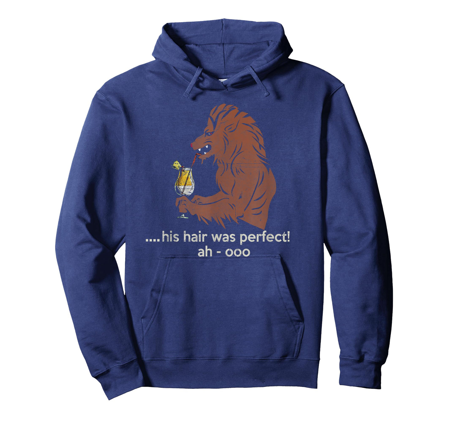 Werewolf At Bar Drinking Pina Colada His Hair Was Perfect T-Shirt
