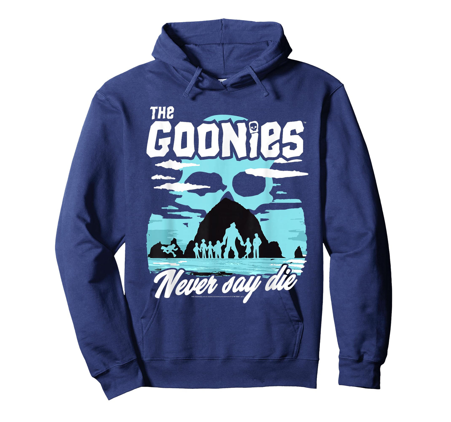 The Goonies Cannon Beach Never Say Die Illustration Movie T-Shirt