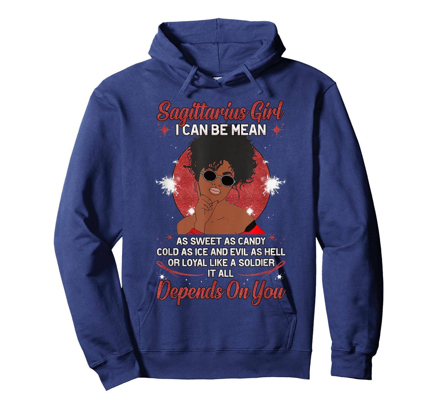 Black Pride Melanin Sagittarius For Women I can Be Mean T-Shirt