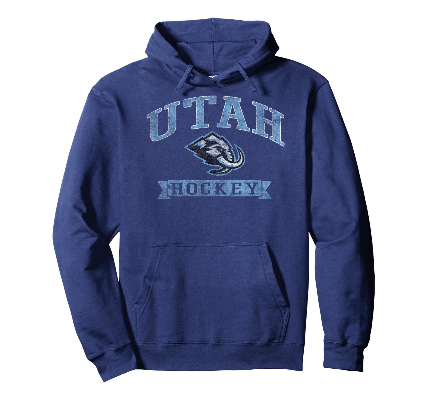 Utah Mammoth Vintage Hockey Dark Heather Officially Licensed T-Shirt