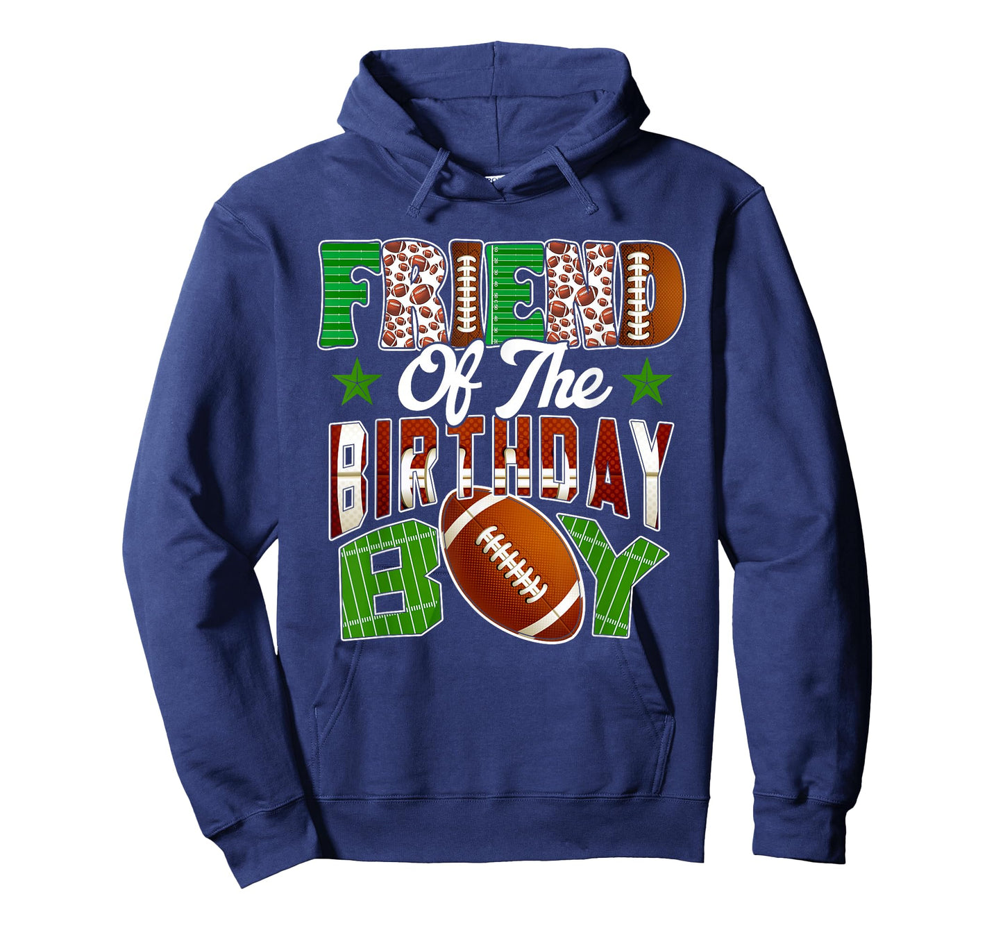 Friend of The Birthday Boy Football Party Family Matching T-Shirt
