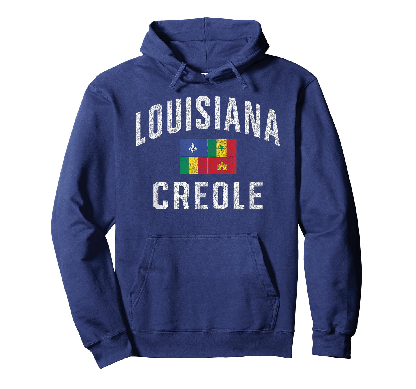 Louisiana Creole Flag Vintage T-Shirt