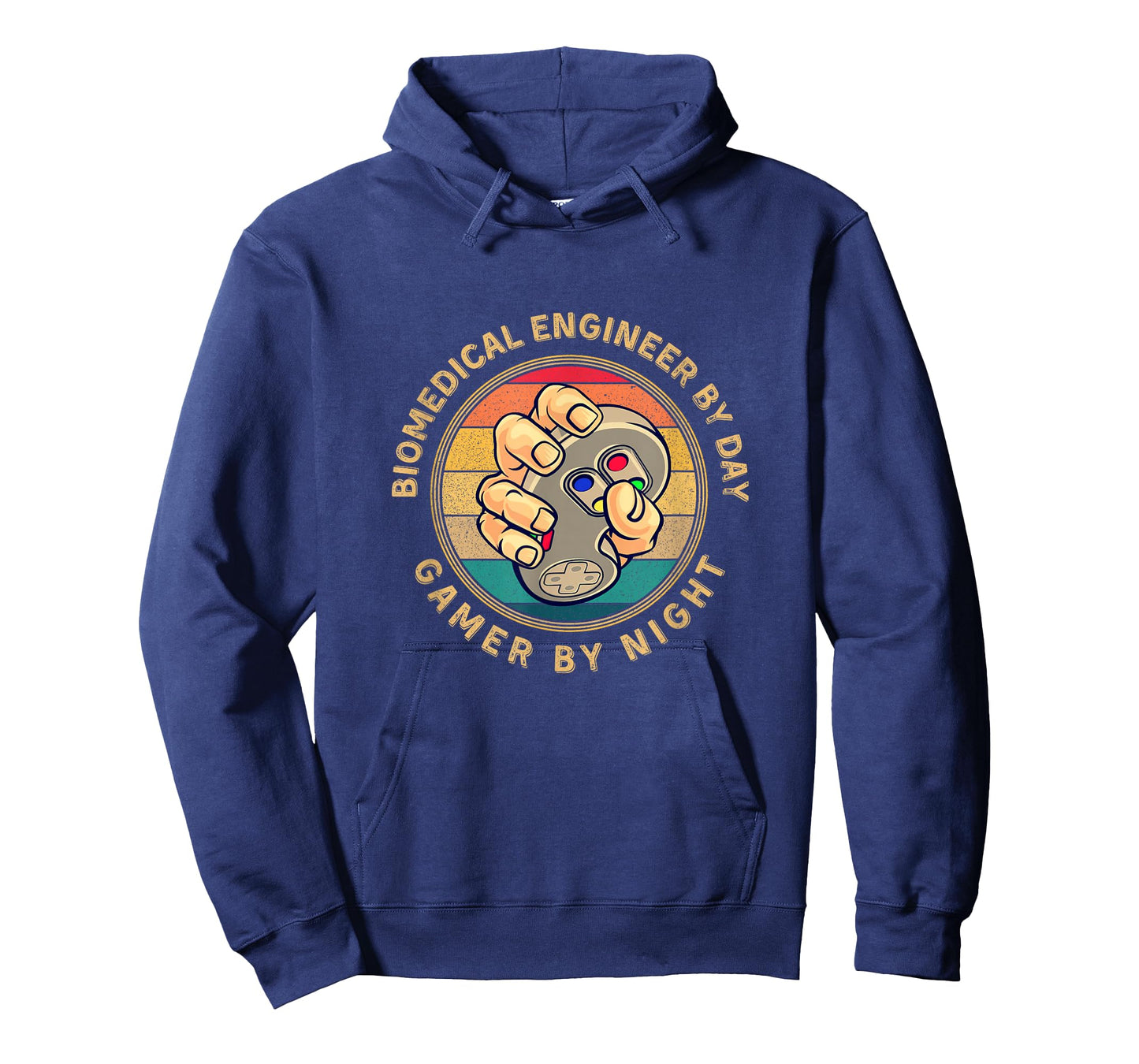 Biomedical Engineer By Day Gamer By Night Retro Gamer Design T-Shirt