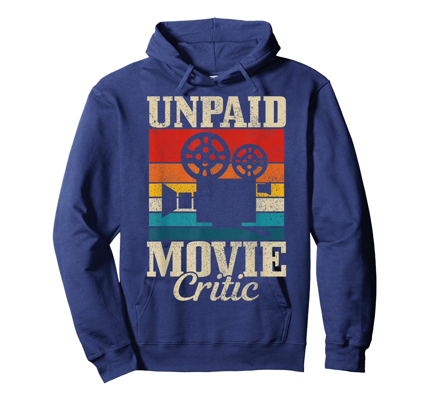 Unpaid Movie Critic Vintage Film Camera Filmmaker Funny Gift T-Shirt
