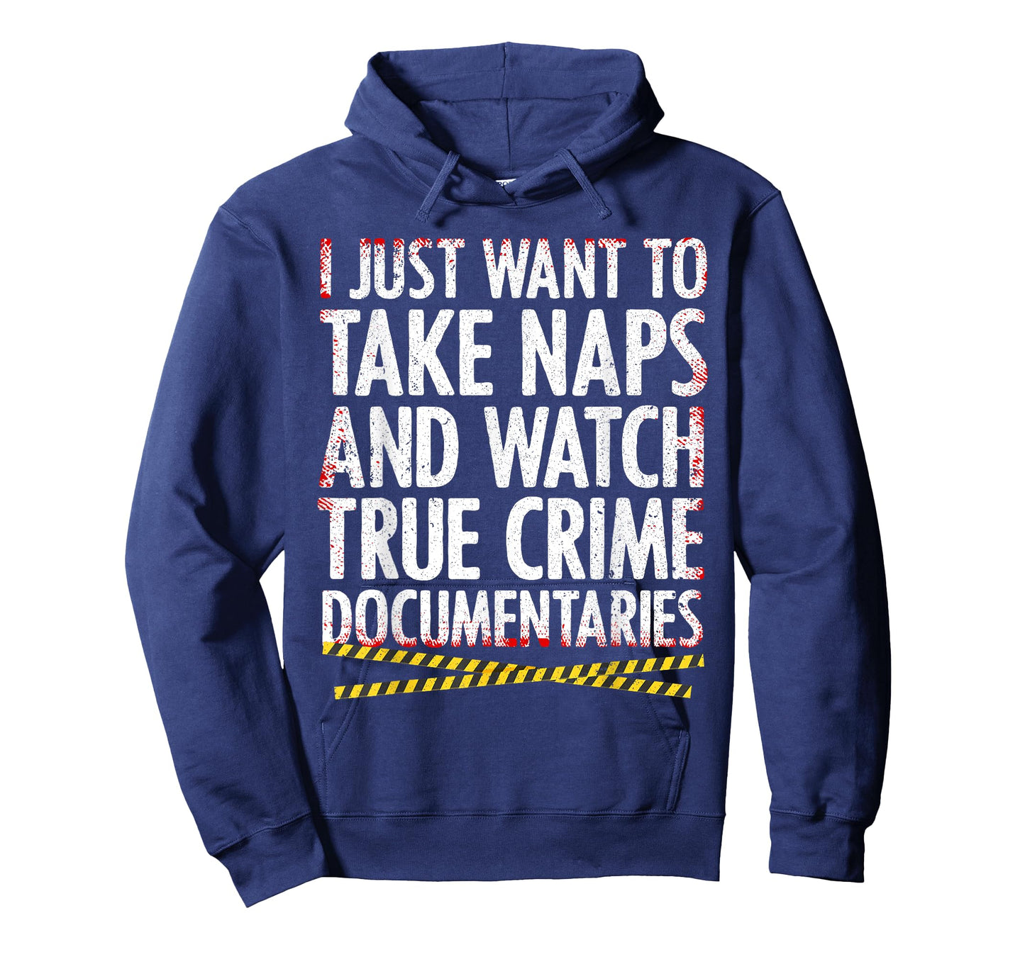 Cool True Crime For Men Women Crime Lover Nap Documentaries T-Shirt