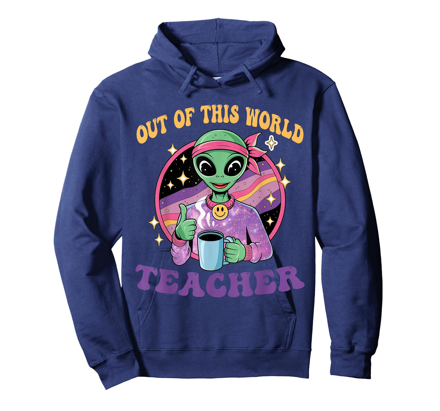 Out of this world funny alien - Space teacher school T-Shirt