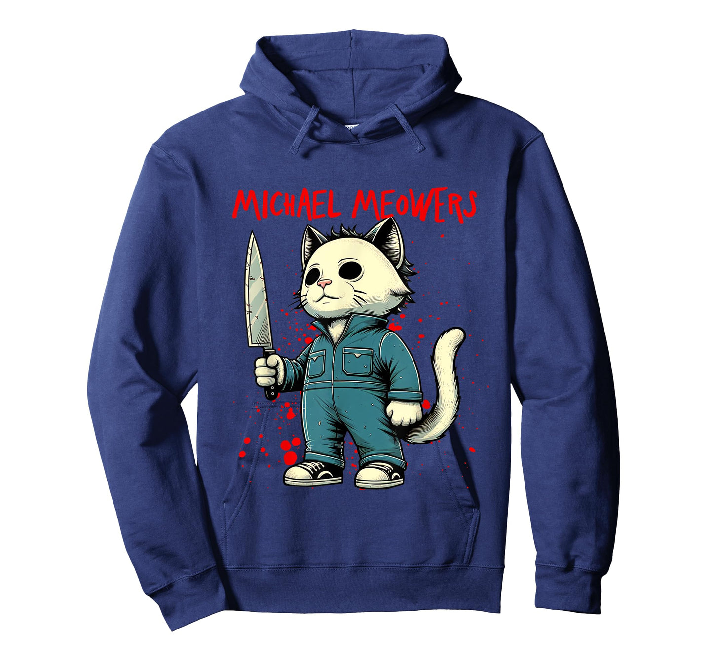 Funny Cat Horror Movies Cute Halloween for Cat Kitty Lovers T-Shirt