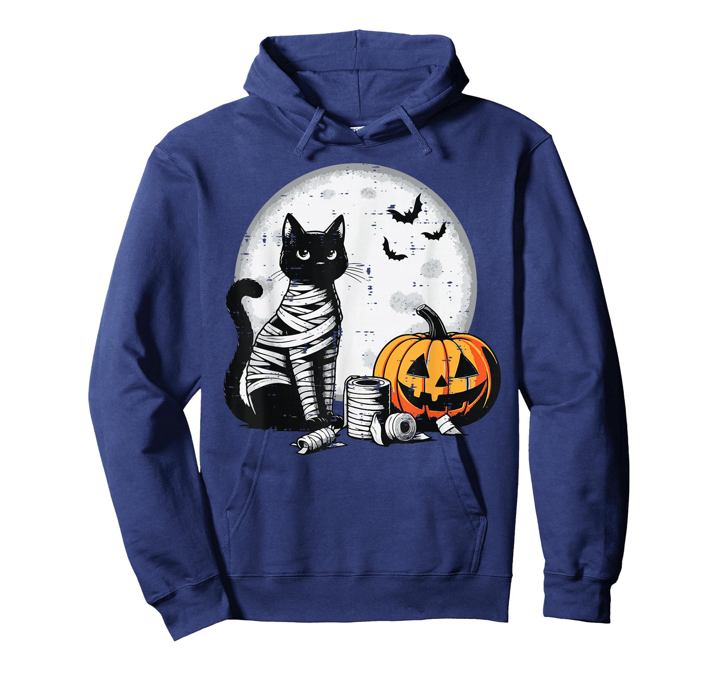 Halloween Cat Mummy Pumpkin Moon Costume Women Girls Kids T-Shirt