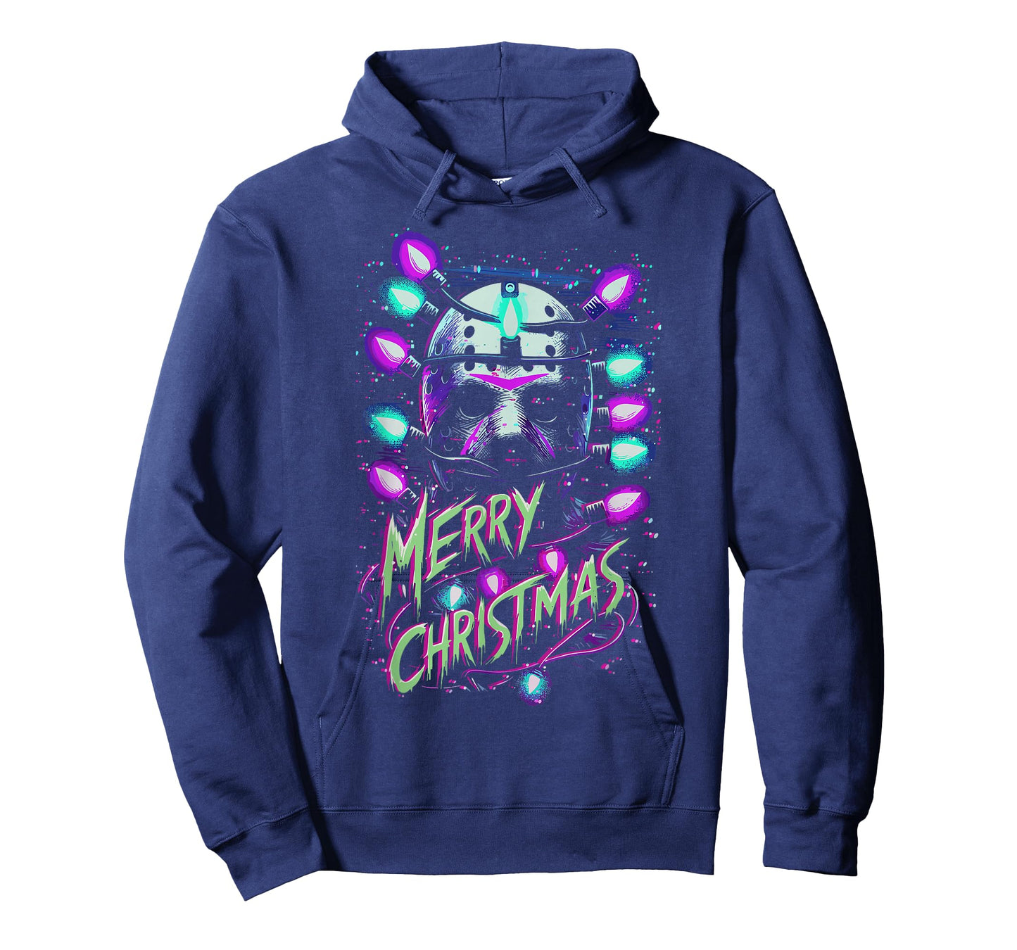 Merry Christmas Festive Slasher Candy Cane Menace T-Shirt