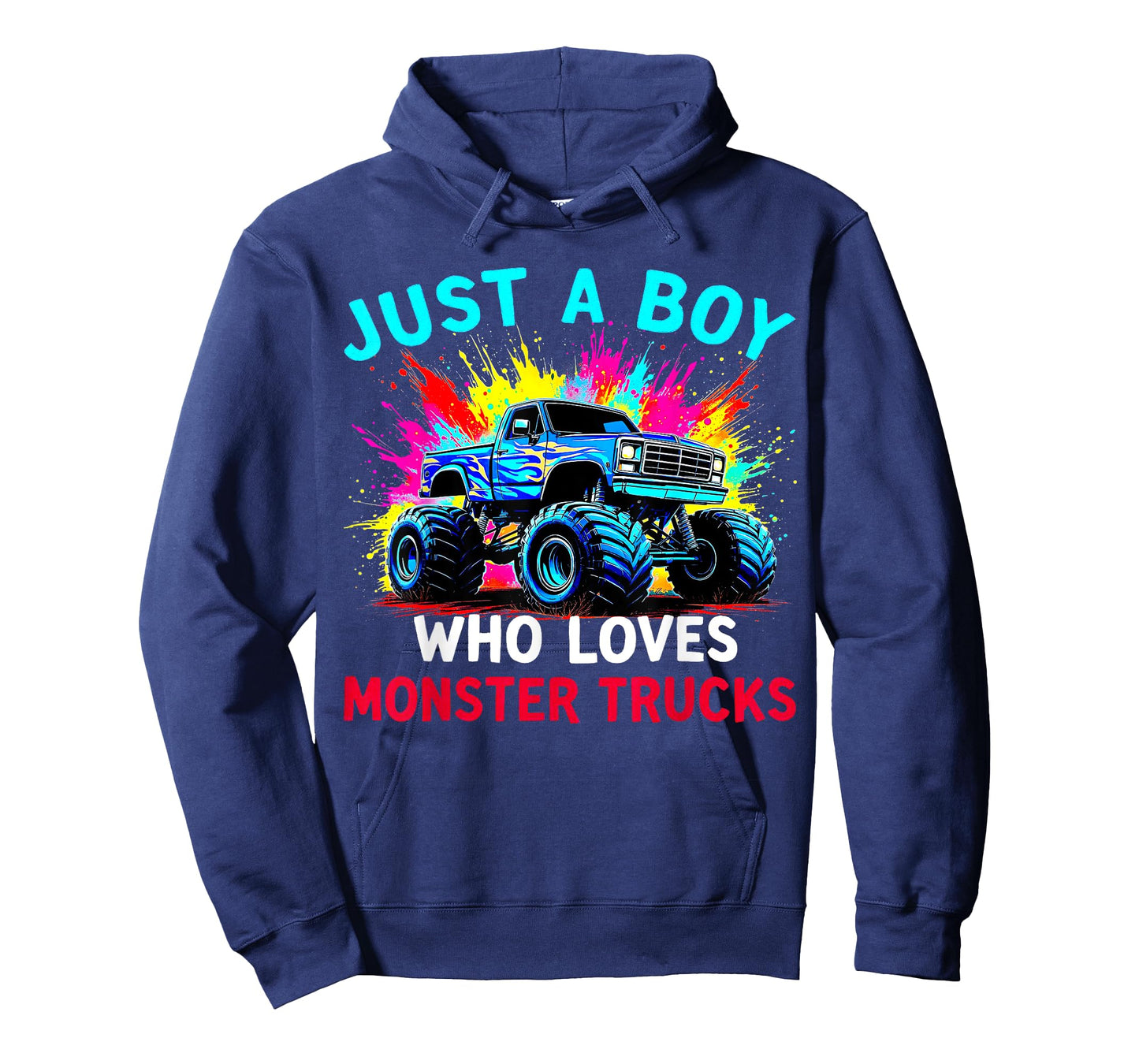 Just A Boy Who Loves Monster Trucks T-Shirt