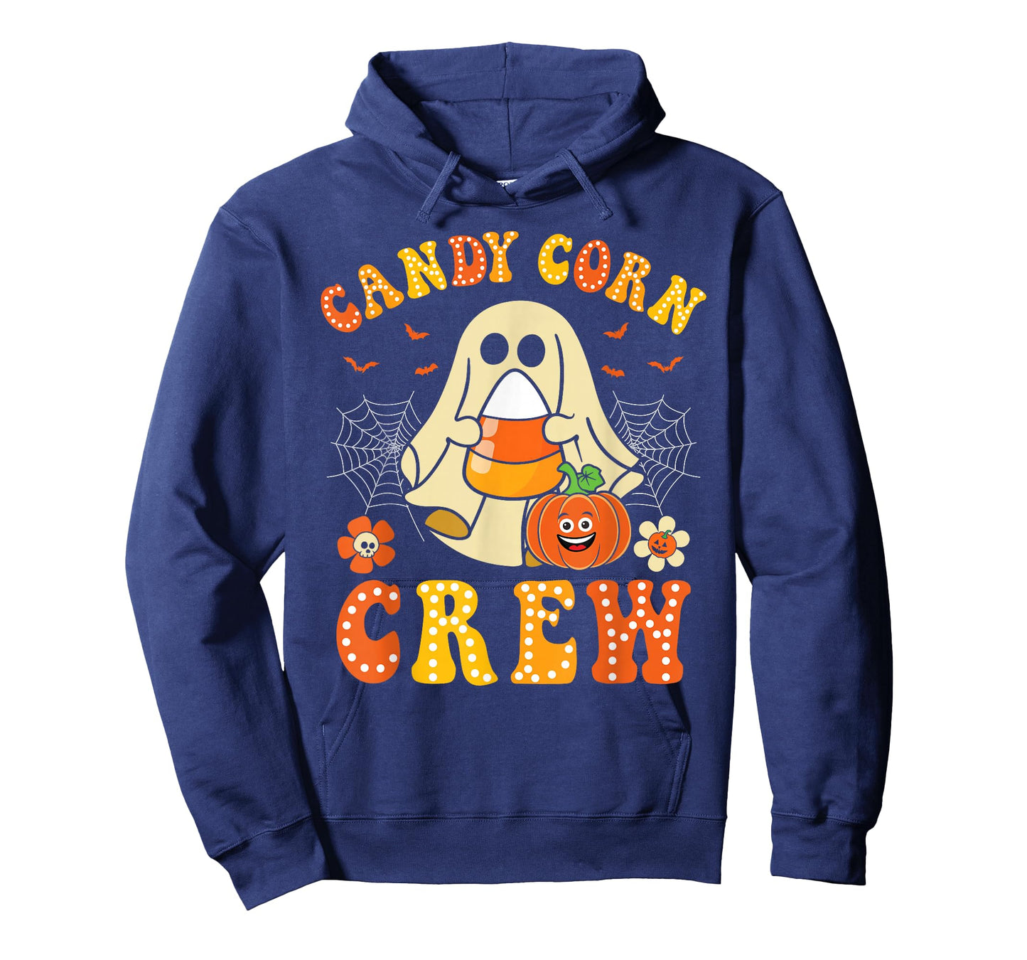 Candy Corn Crew Pumpkin Halloween Spooky Men Women Girls T-Shirt