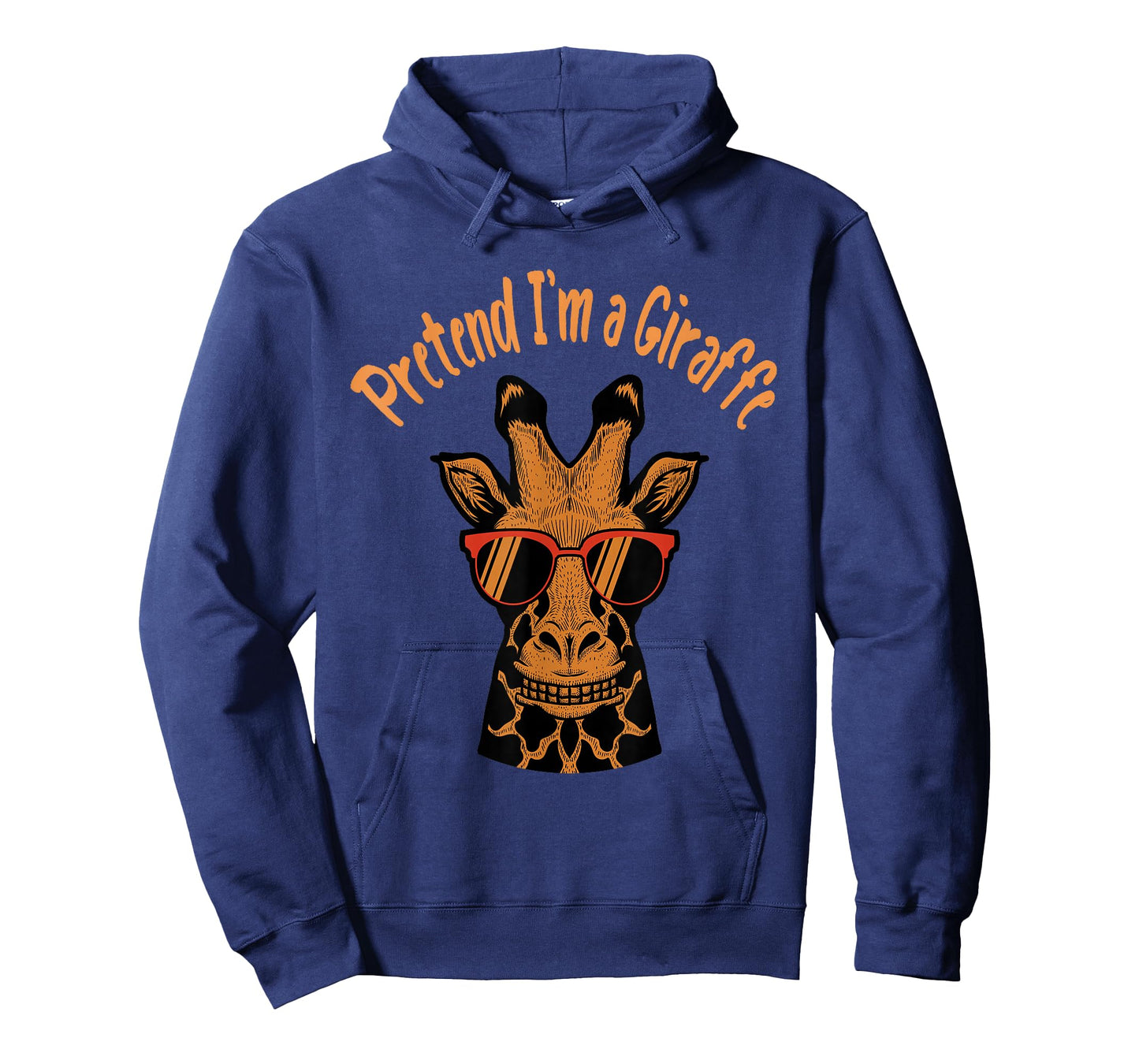 Pretend I'm A Giraffe Tee Funny Lazy Halloween Costume party T-Shirt