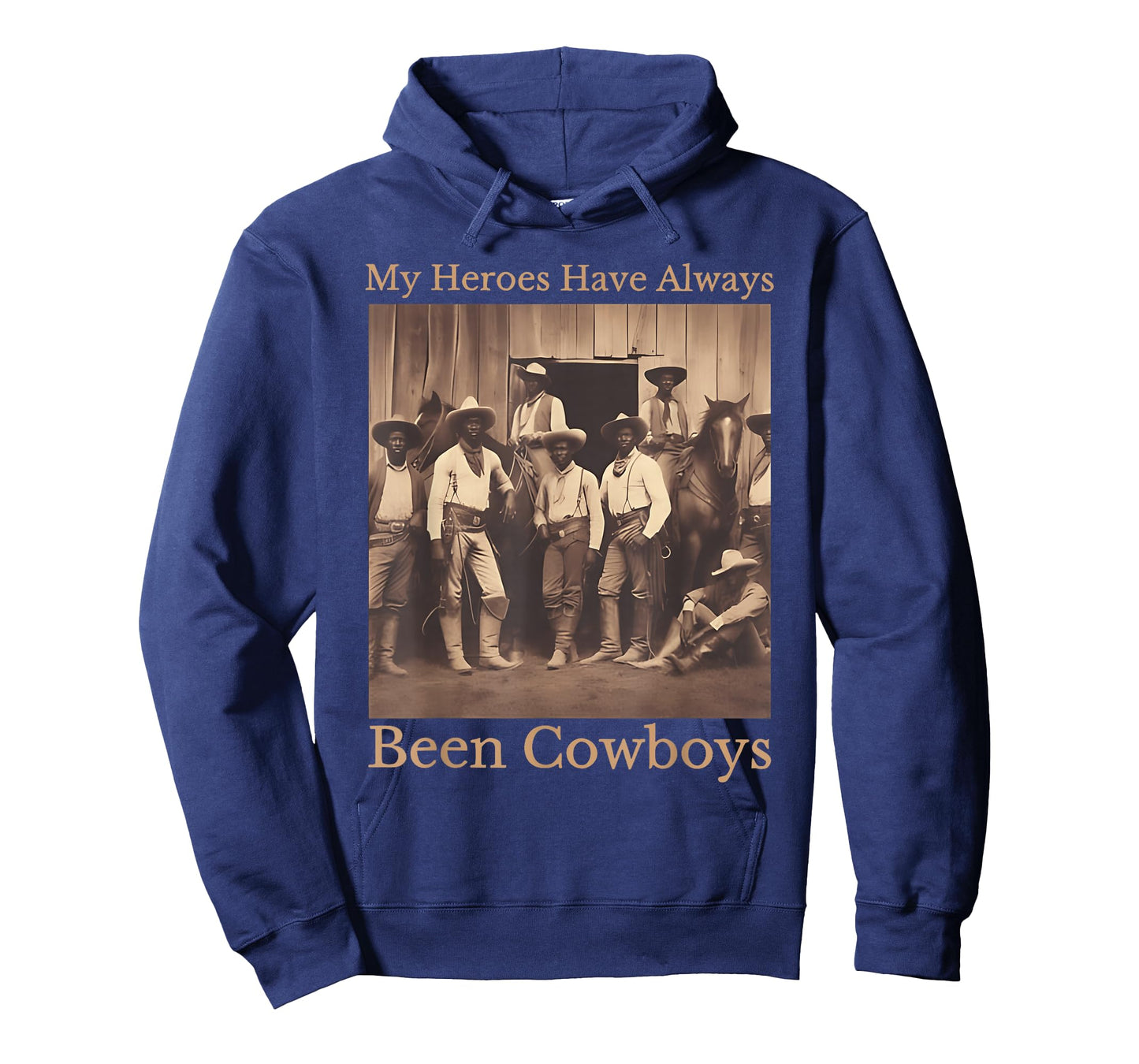 My Hero Have Always Been Cowboys Western Rodeo Melanin Texas T-Shirt