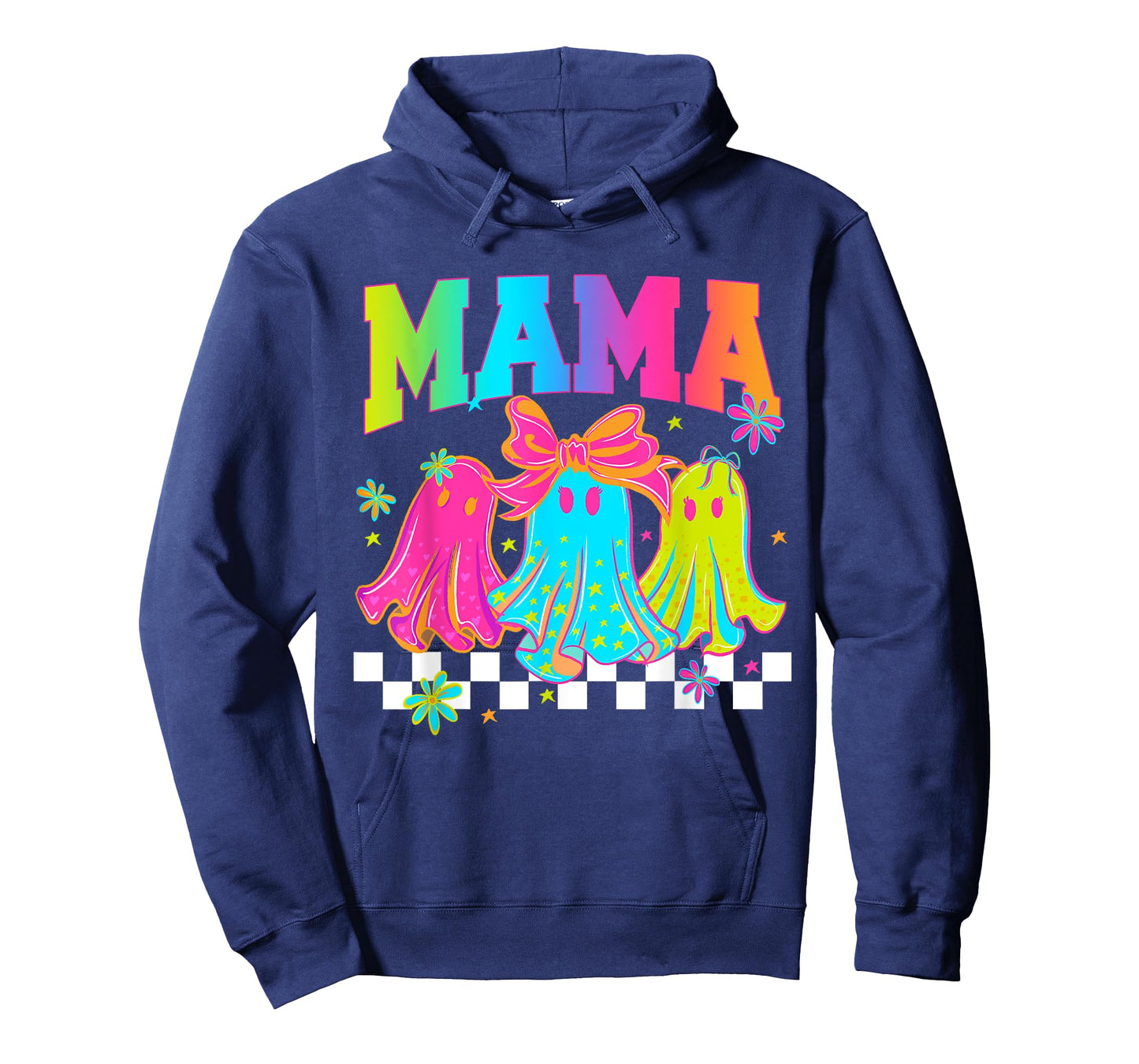 Mama Boo Halloween Family Matching Ghost Mom Gift T-Shirt