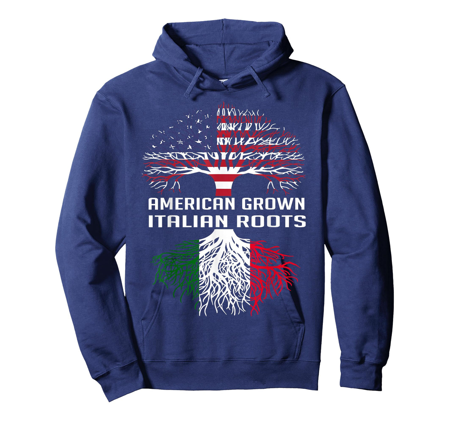 American Grown Italian Roots Italy Flag Proud Men Women T-Shirt