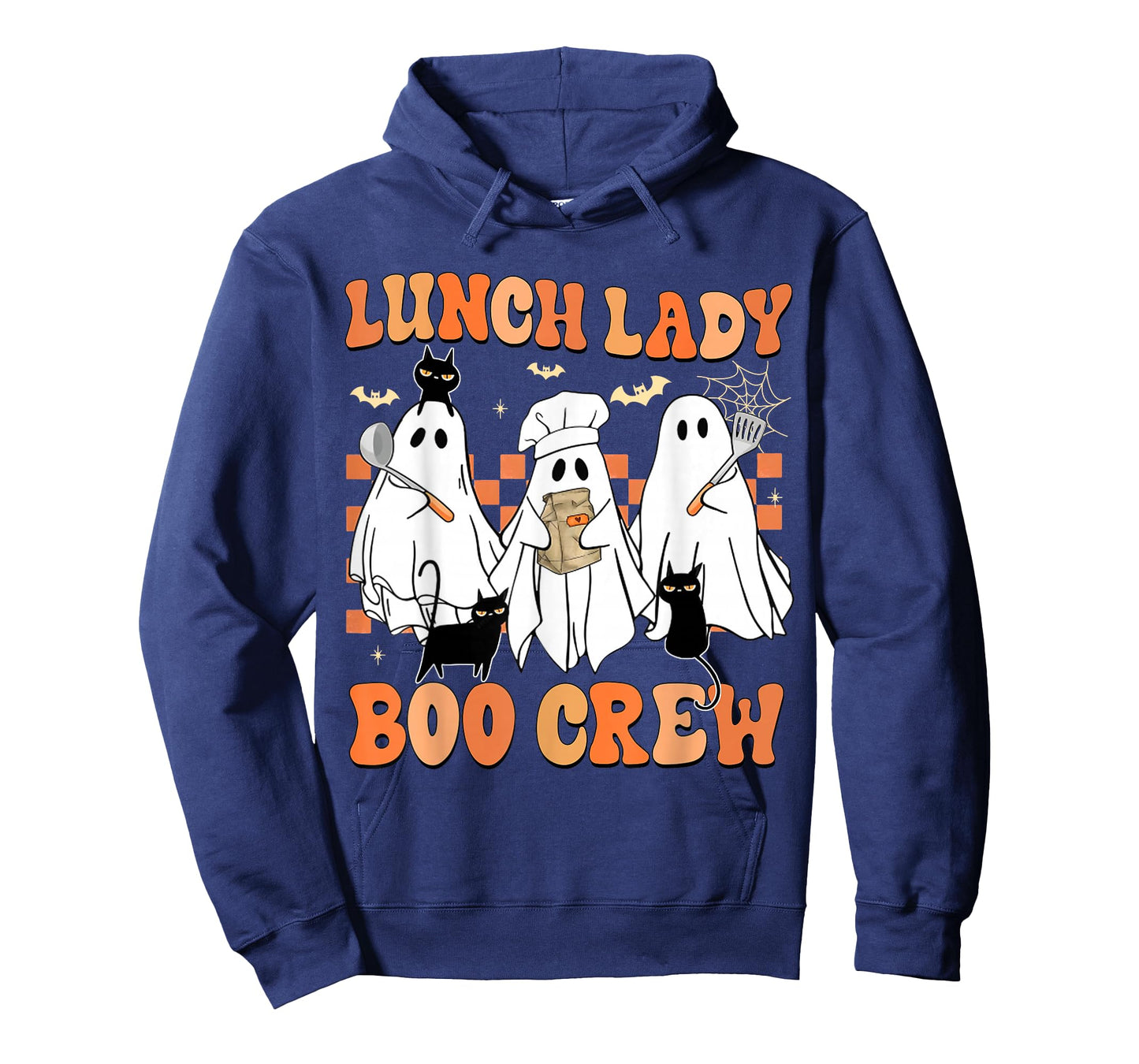 Lunch Lady Boo Crew Ghost Chef Funny Cafeteria Worker Staff T-Shirt