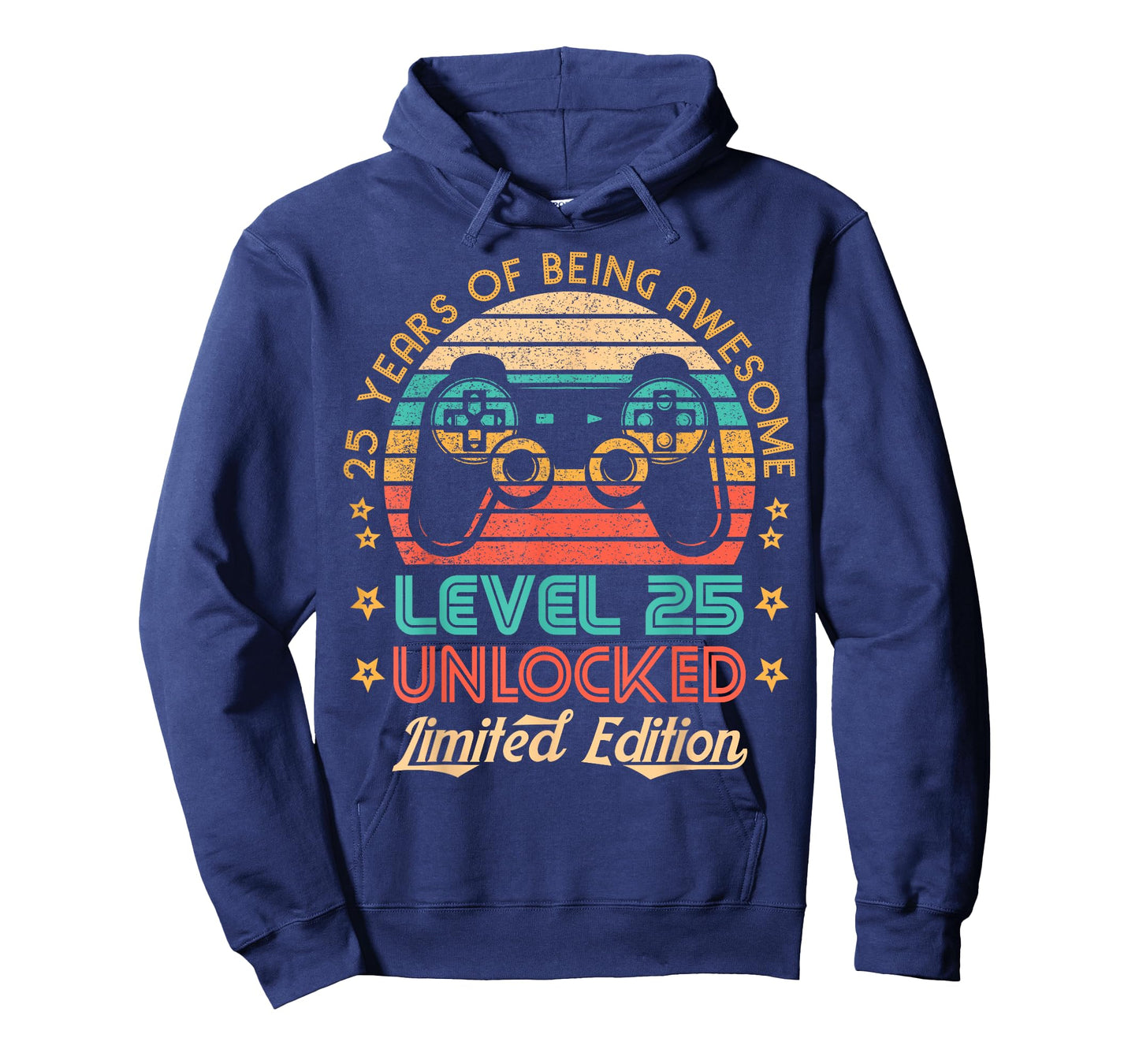 25th Birthday Level 25 Unlocked Limited Edition Gamer Gift T-Shirt