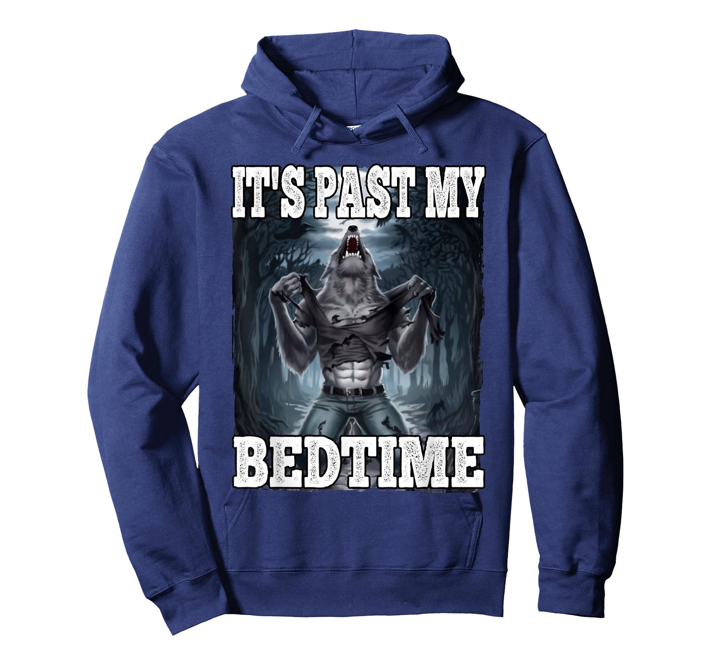 It's Past My Bedtime Funny Werewolf Meme T-Shirt