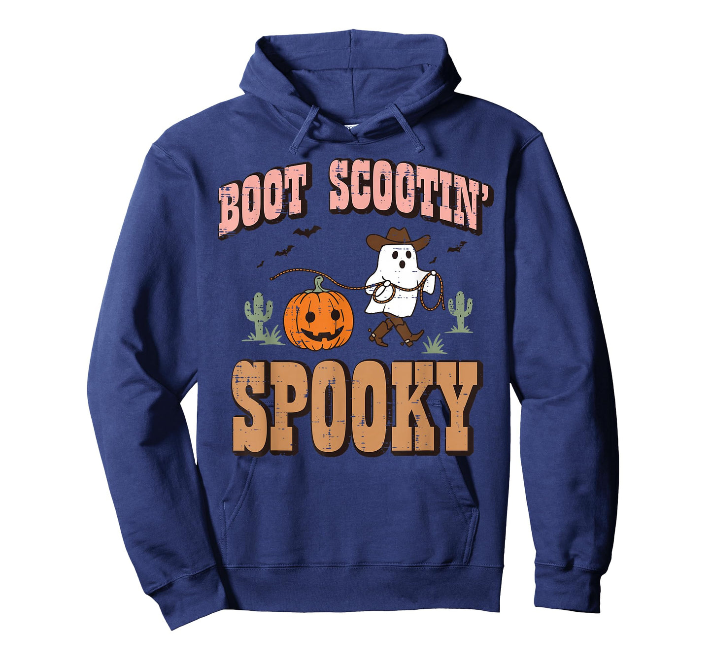 Halloween Cowboy Ghost Boot Scootin Spooky Costume Men Women T-Shirt