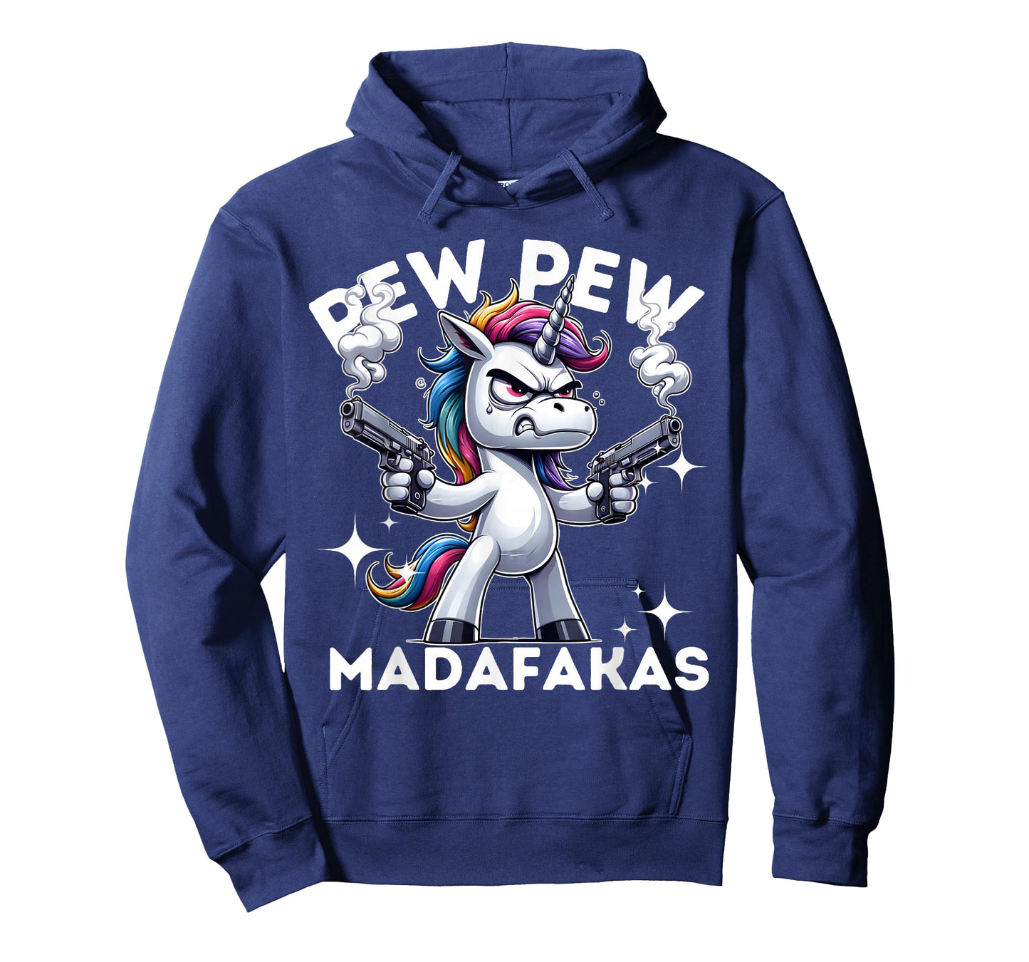 Pew Pew Madafakas Angry Unicorn crazy pew T-Shirt