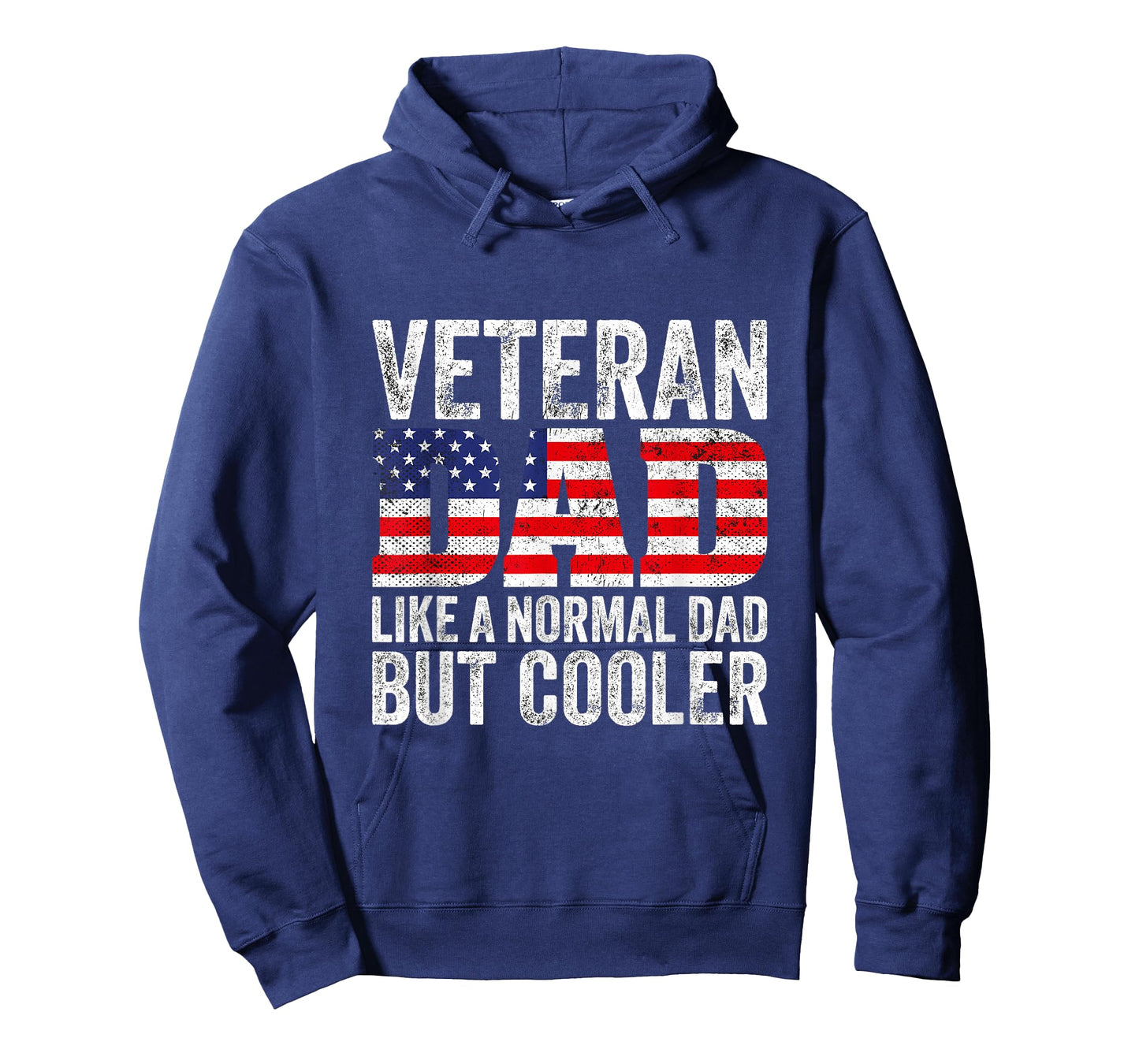 Veteran Dad Like A Normal Dad But Cooler American Flag T-Shirt