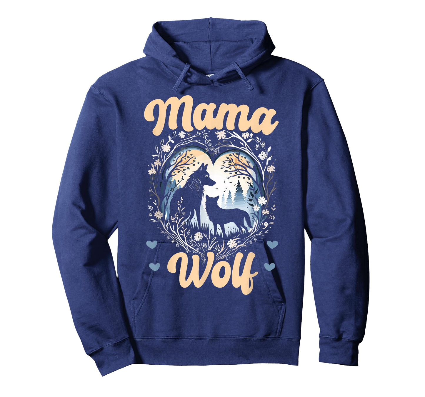 Wolf Lover Mothers Day SteMi Apparel Wolf Pack Wolfgang Wildlife Animal Mama Wolf T-Shirt