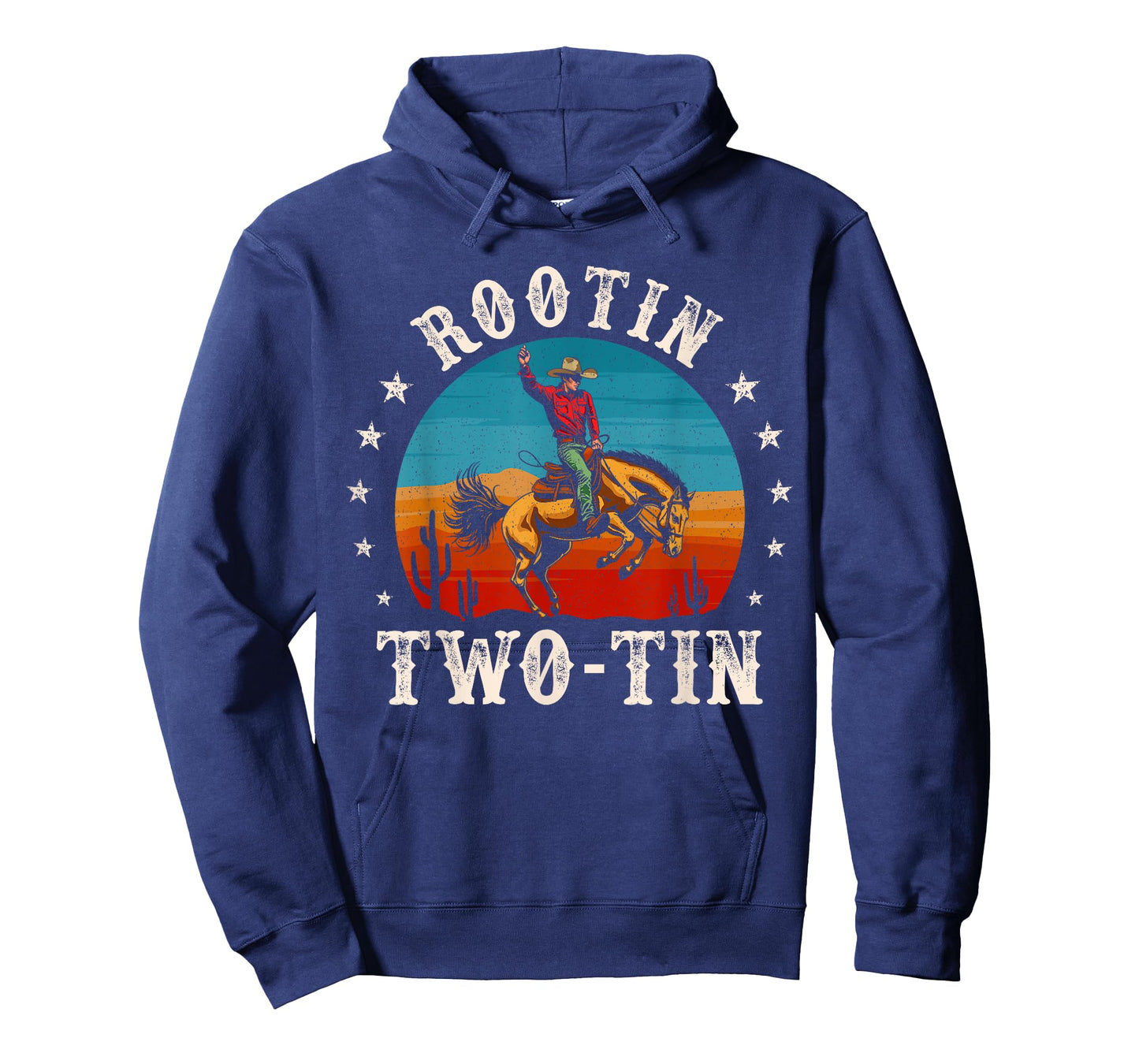 Rootin Two-tin Cowboy 2nd Birthday 2 Year Old Boy Rodeo Bday T-Shirt