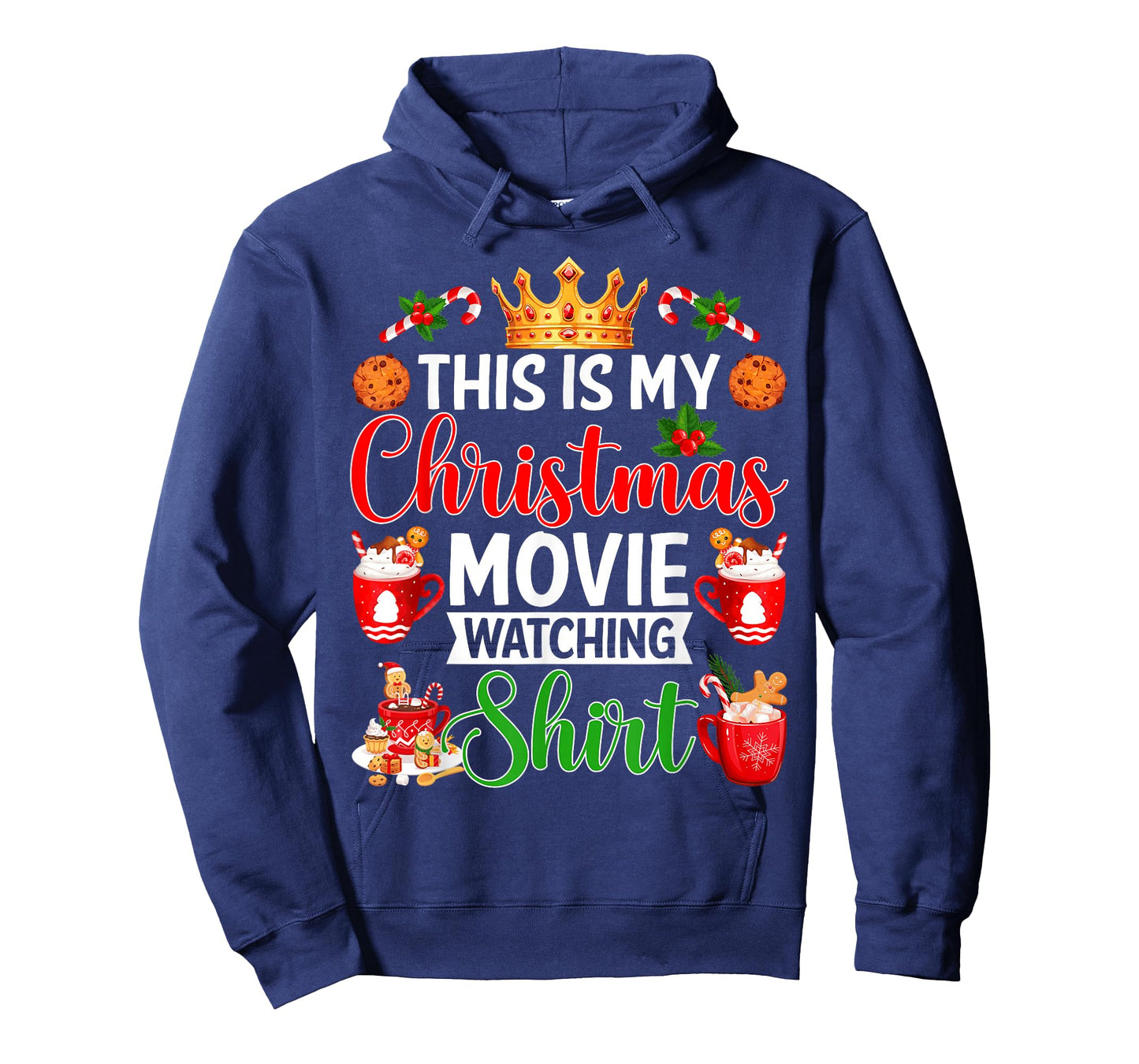 This is My Christmas Movie Watching Shirt Merry Christmas T-Shirt