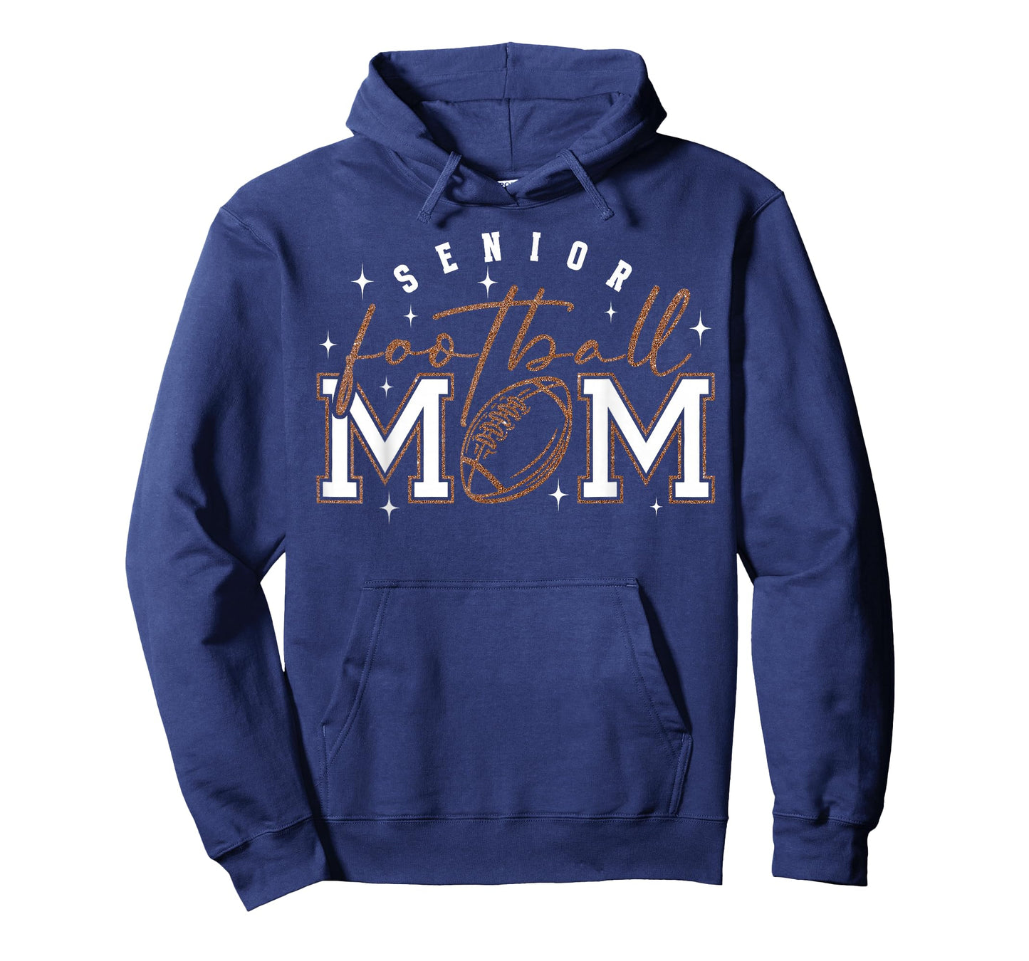 Senior Football Mom Football Mama Game Day Class of 2026 T-Shirt