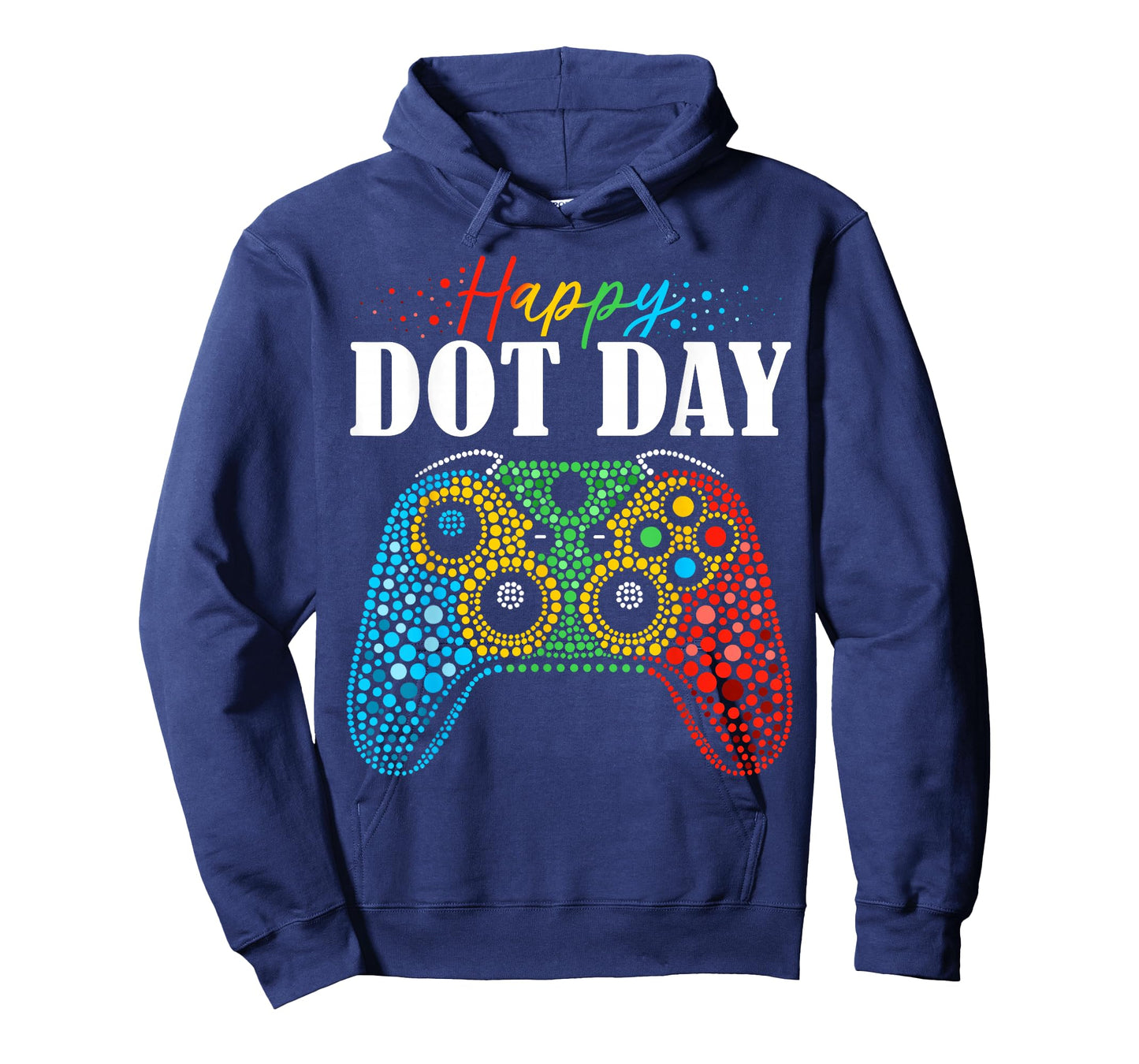 Happy Dot Day Gamer Controller Polka Dot Creative School T-Shirt