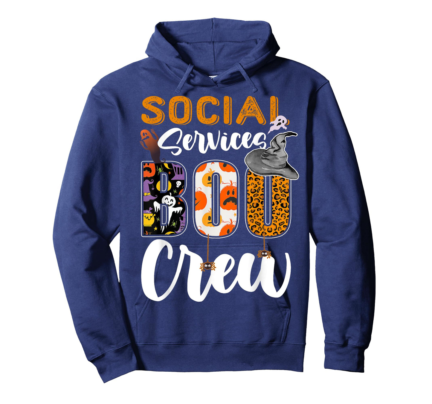 Social Services Boo Crew Halloween Matching Social Worker T-Shirt