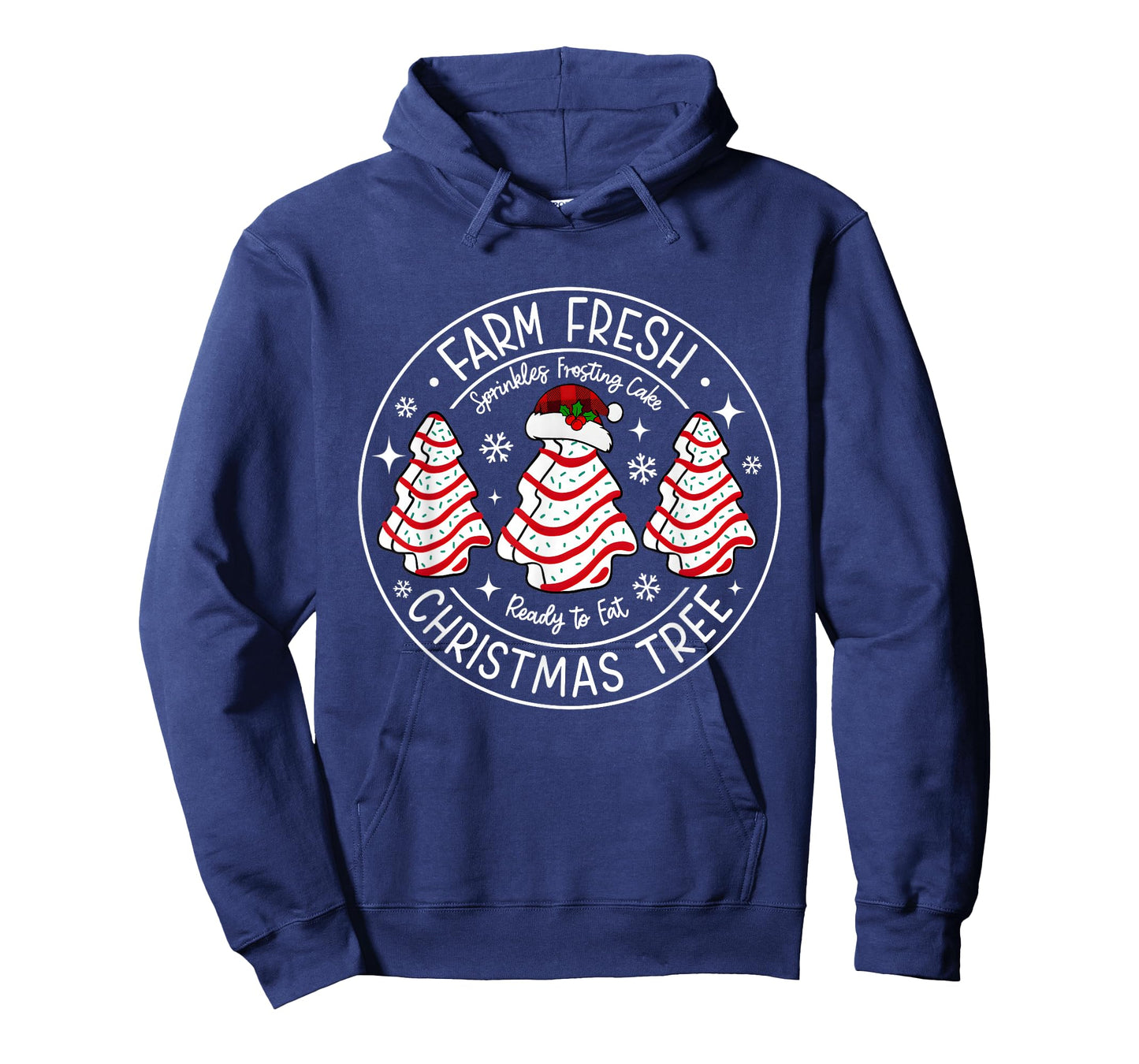 Farm Fresh Christmas Tree Cakes Matching Family Xmas Pajamas T-Shirt