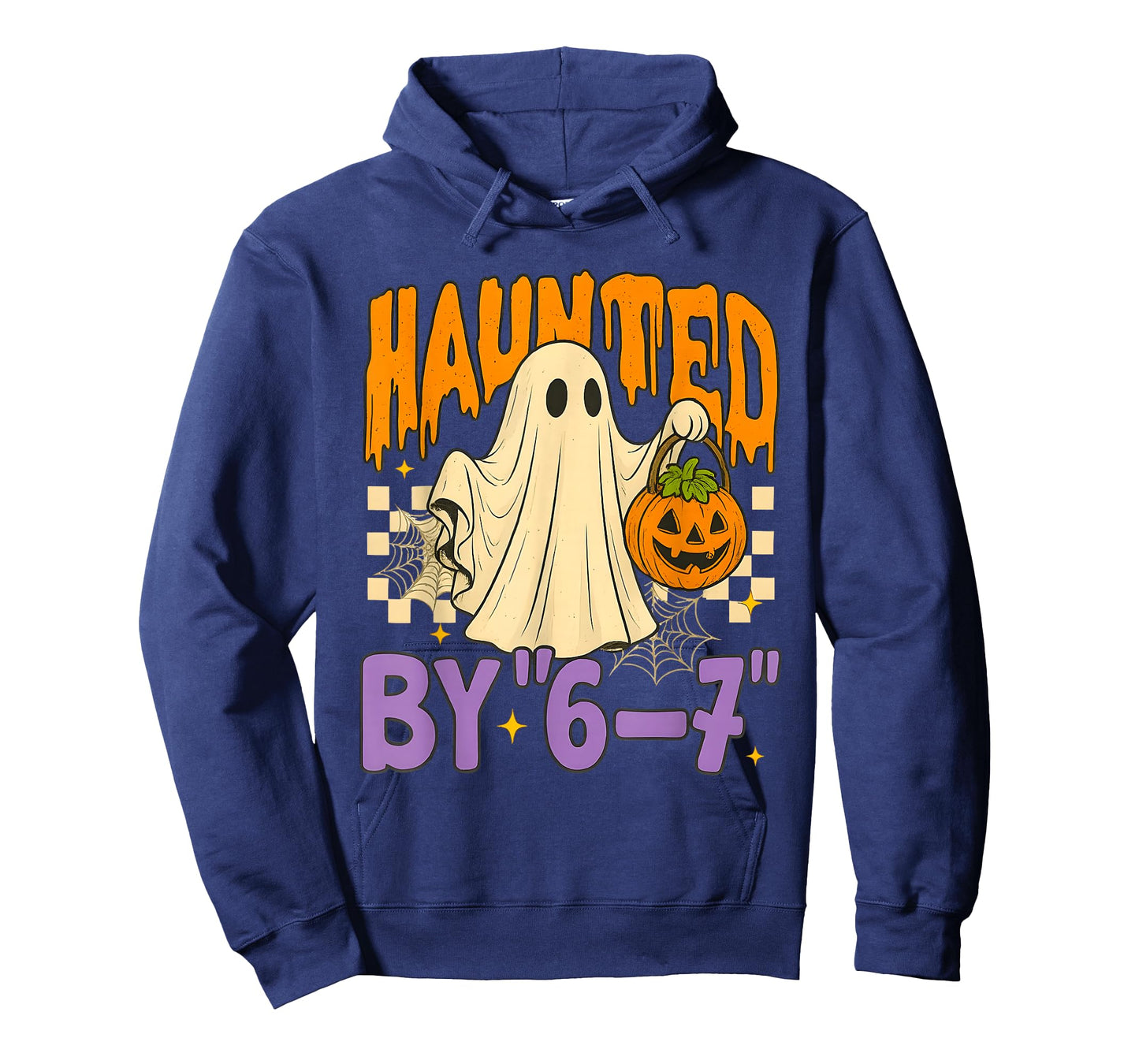 Retro Haunted by 67 Meme Ghost Pumpkin Halloween Costume T-Shirt