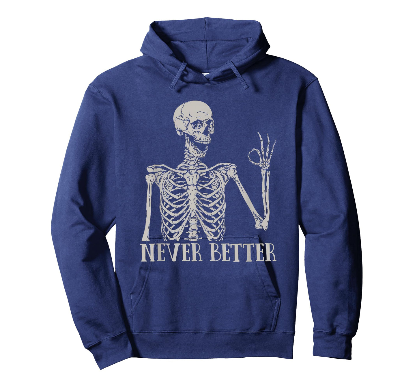 Halloween Shirts For Women Never Better Skeleton Funny Skull T-Shirt