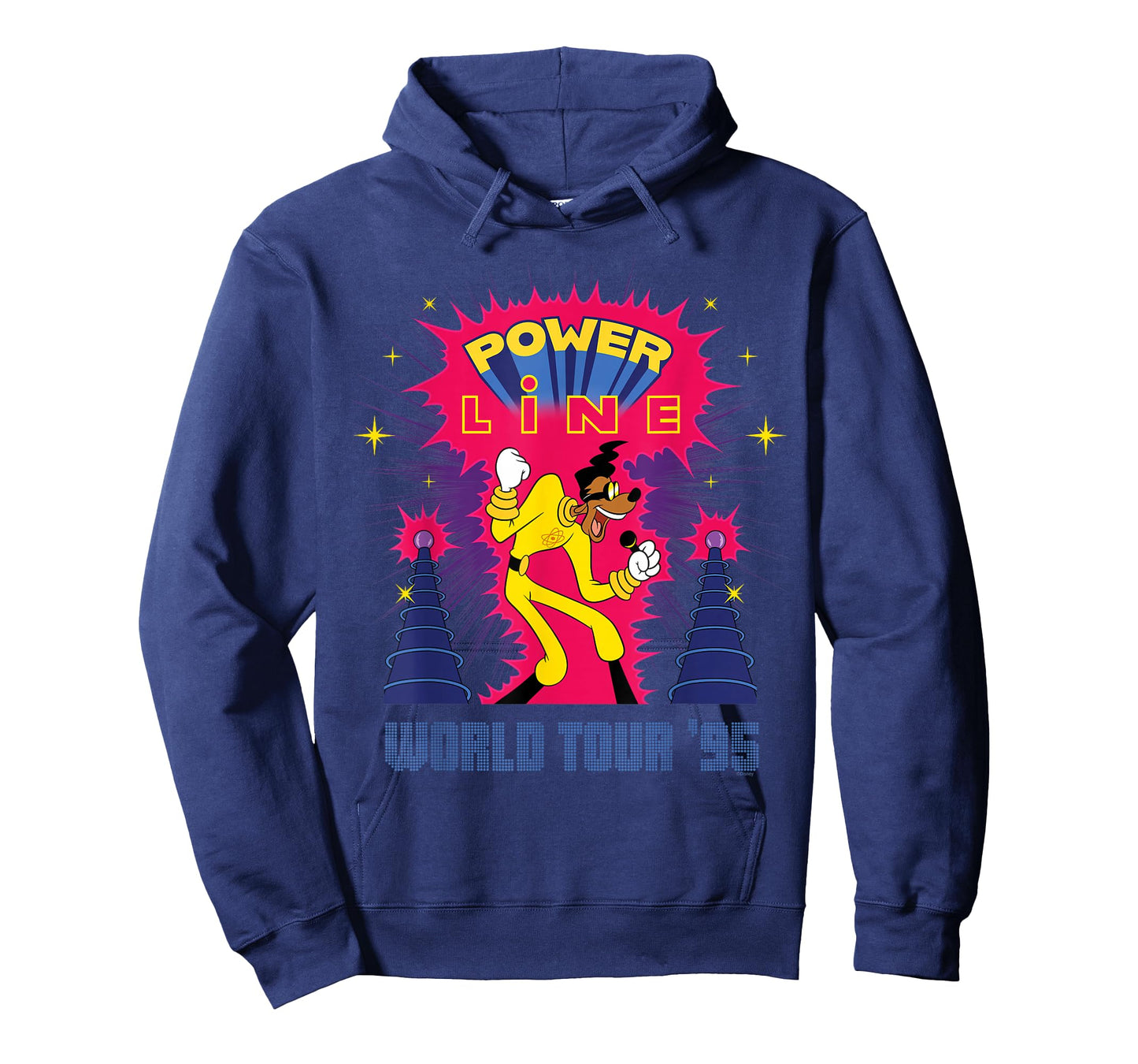 Disney A Goofy Movie Powerline World Tour '95 2-Sided Rock T-Shirt