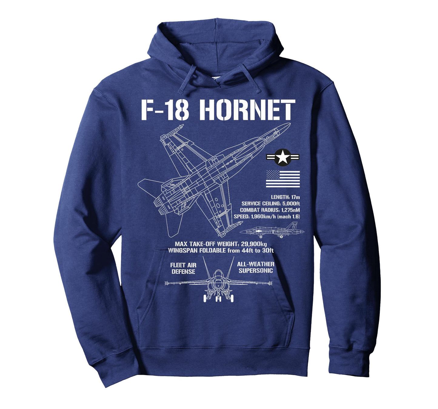 F-18 Hornet Fighter Jet Specs Military Airplane F18 Hornet T-Shirt