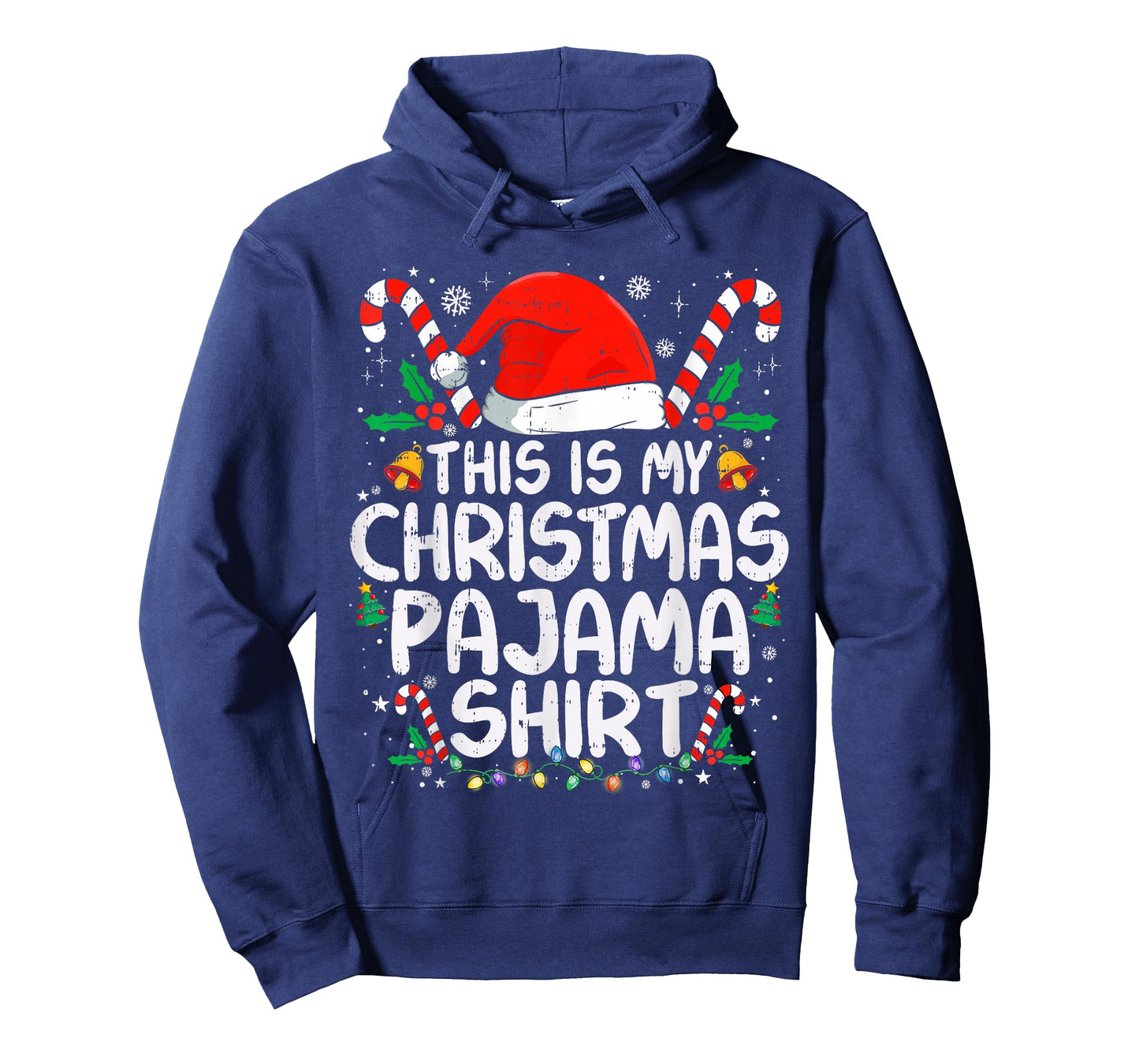This is My Christmas Pajama Shirt Funny Xmas PJs Men Women T-Shirt