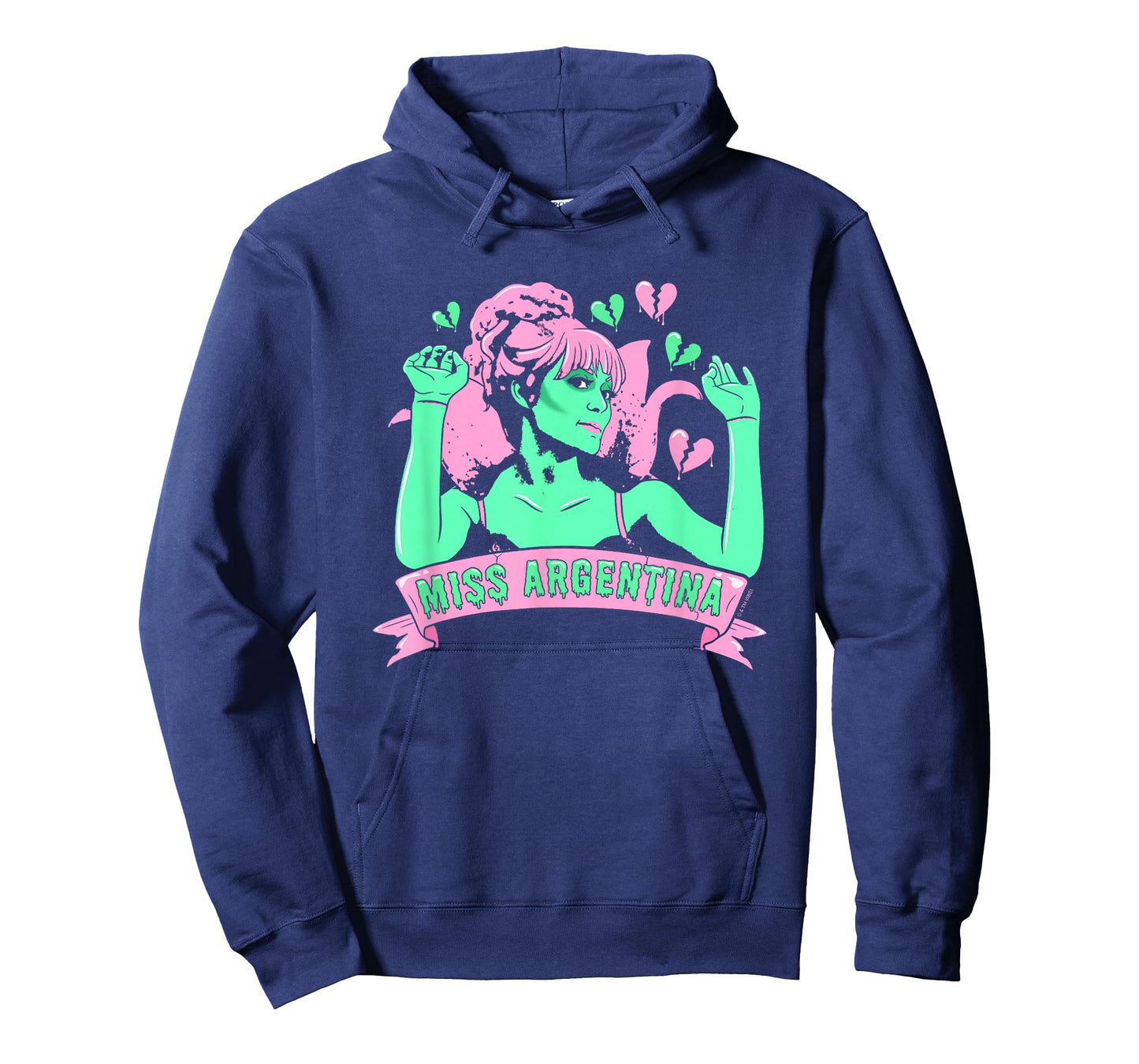 Beetlejuice Iconic Miss Argentina Pastel Colors Big Portrait T-Shirt