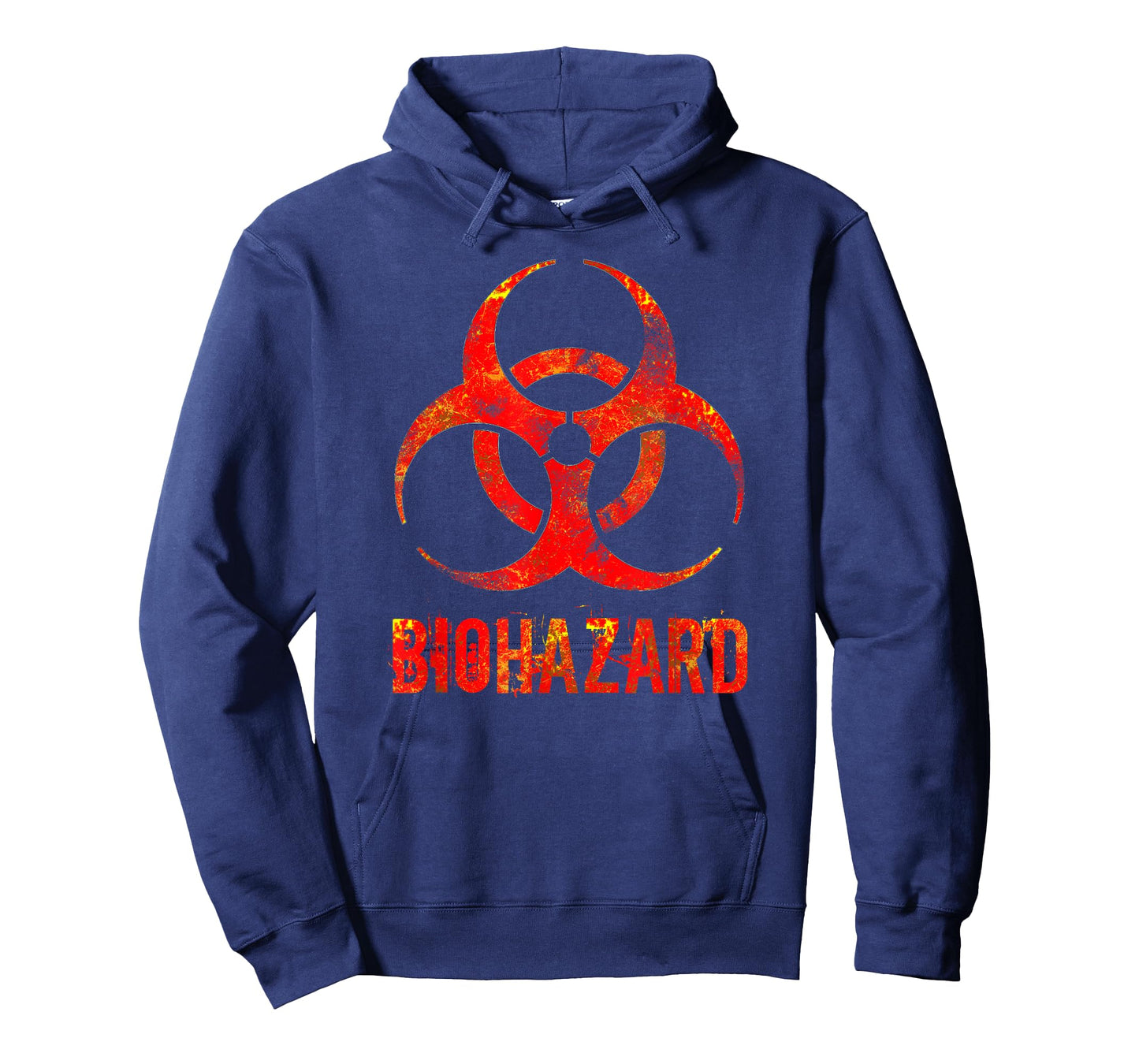 Biohazard Distressed Biology Science Teacher Rockstar Gift T-Shirt
